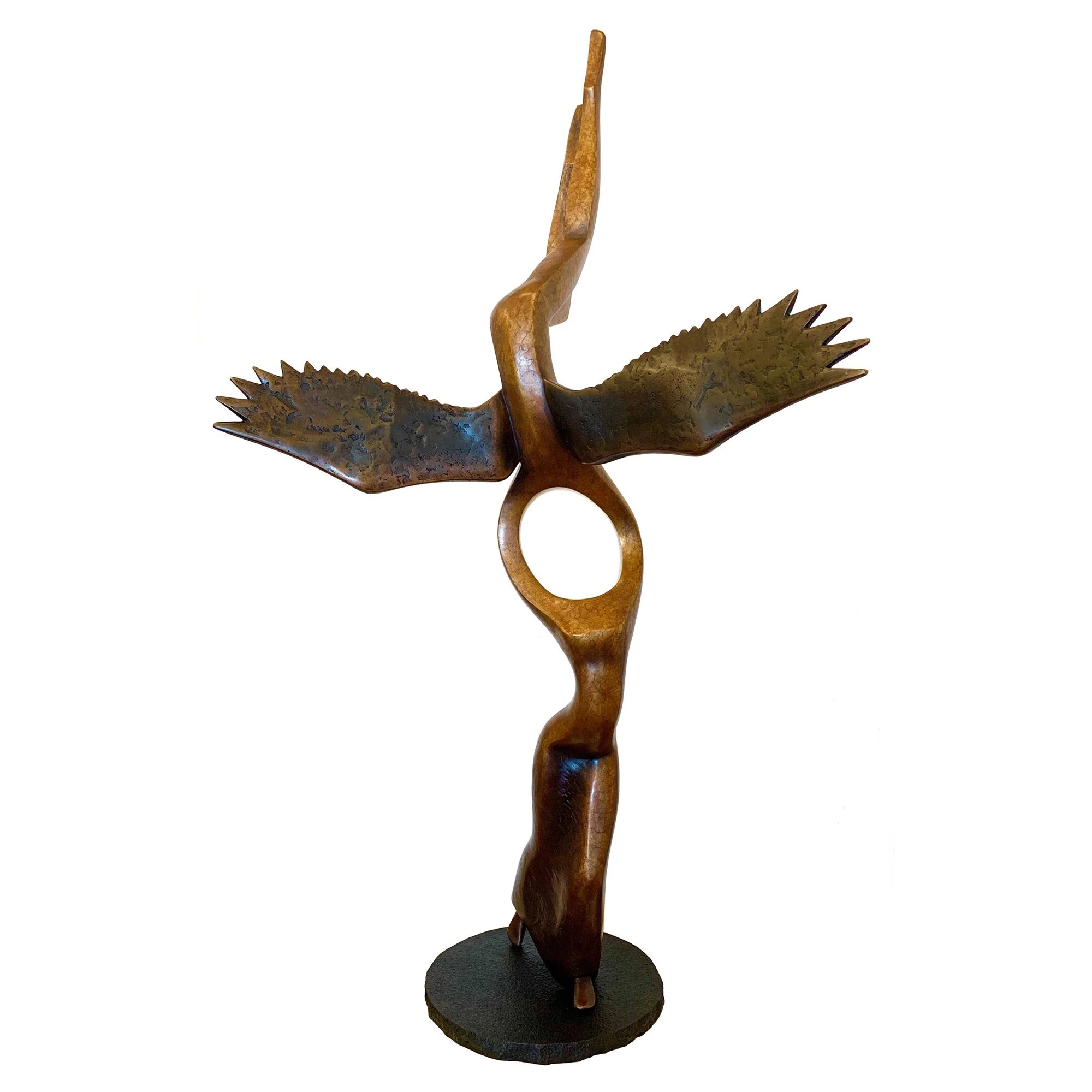 Holy Kiss
bronze 
Edition A/P
168 x 93 x 41 cm
created in collaboration with artist/sculptor Larissa Smagarinsky