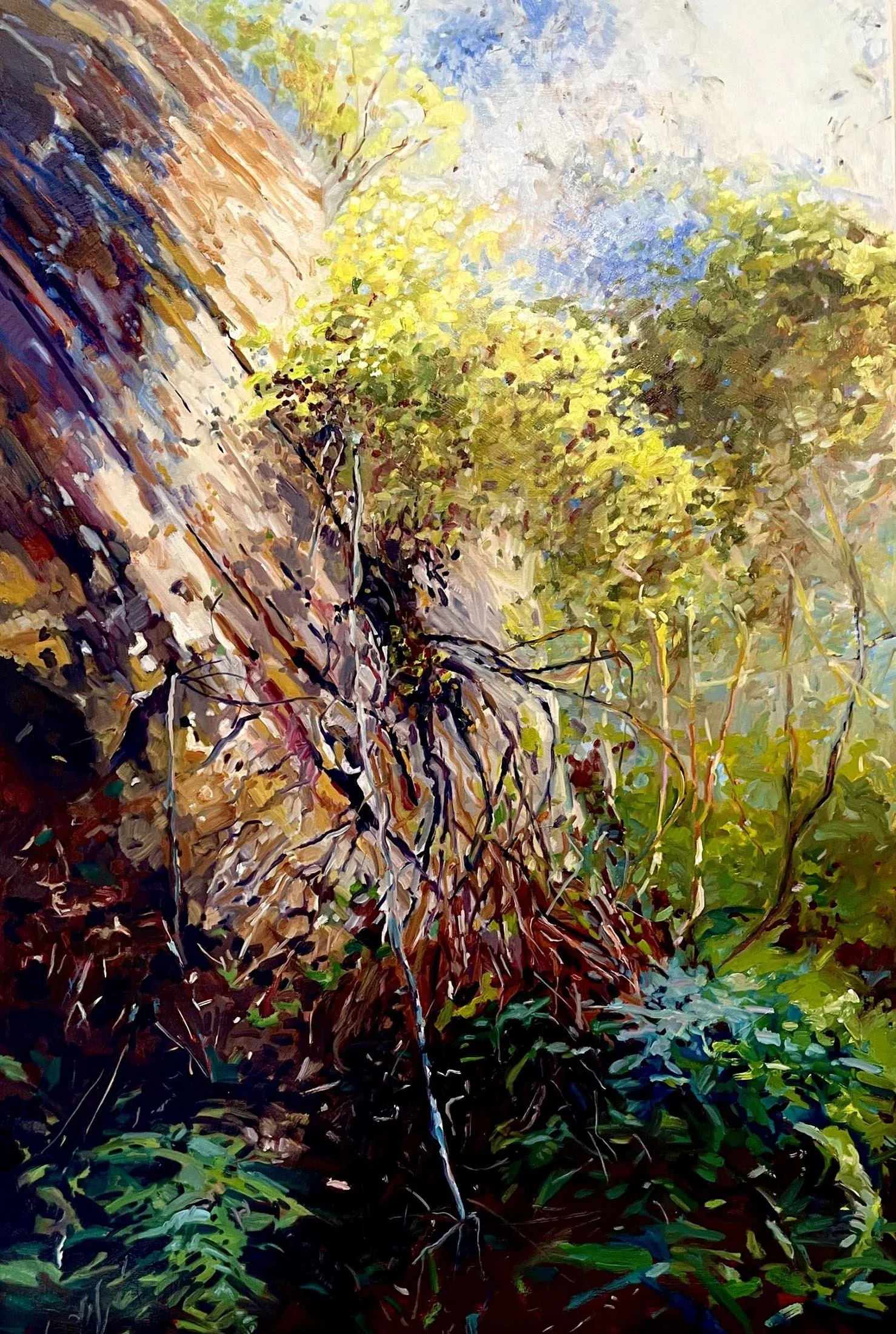 Impossible Tree
oil on birch panel
92 x 60 cm
