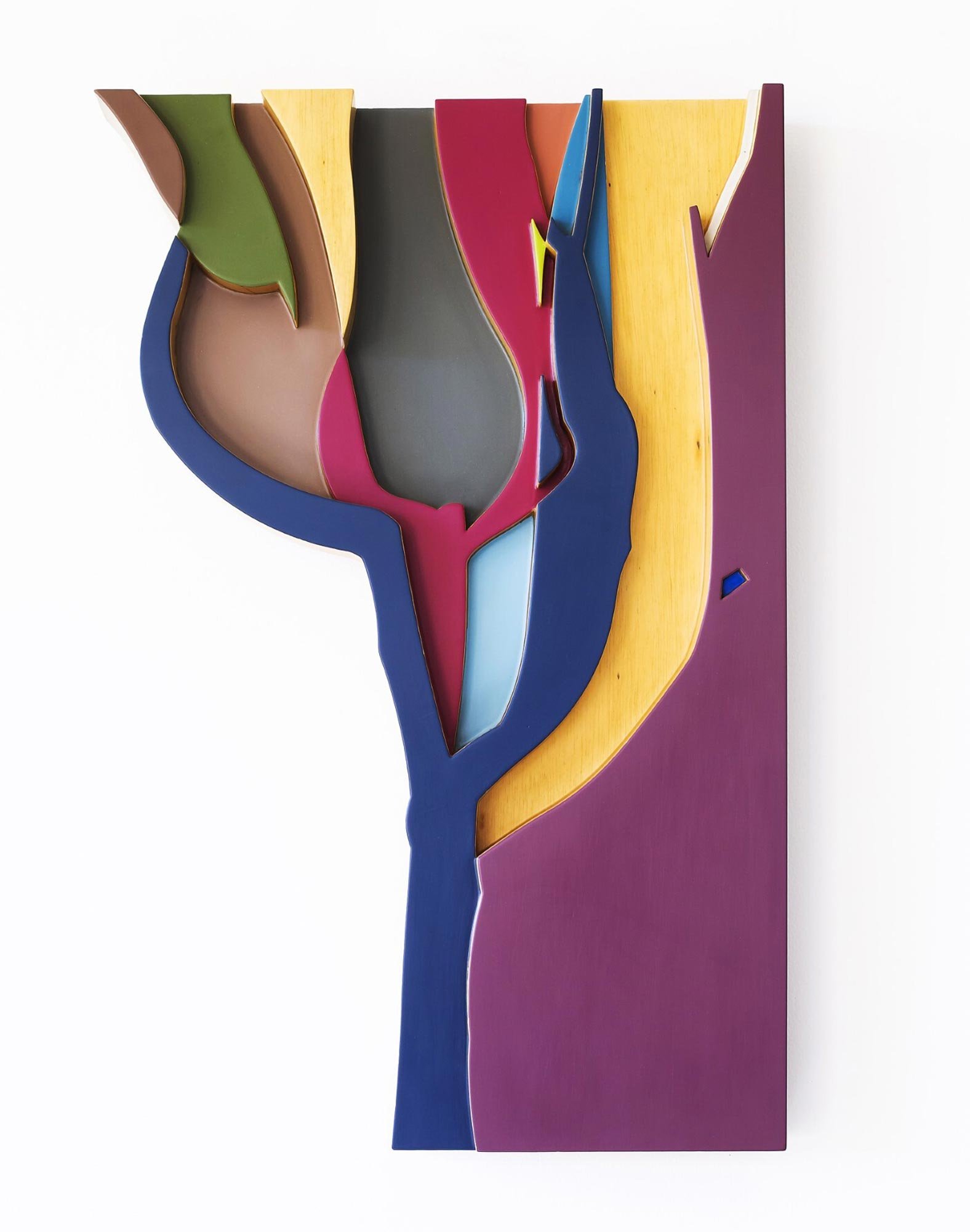 Totem
Made from a single piece of Malaysian Jelutong
Sealed with polyurethane and acrylic paint
51cm  x 32.7 cm x 5.5 cm
$ 2,100