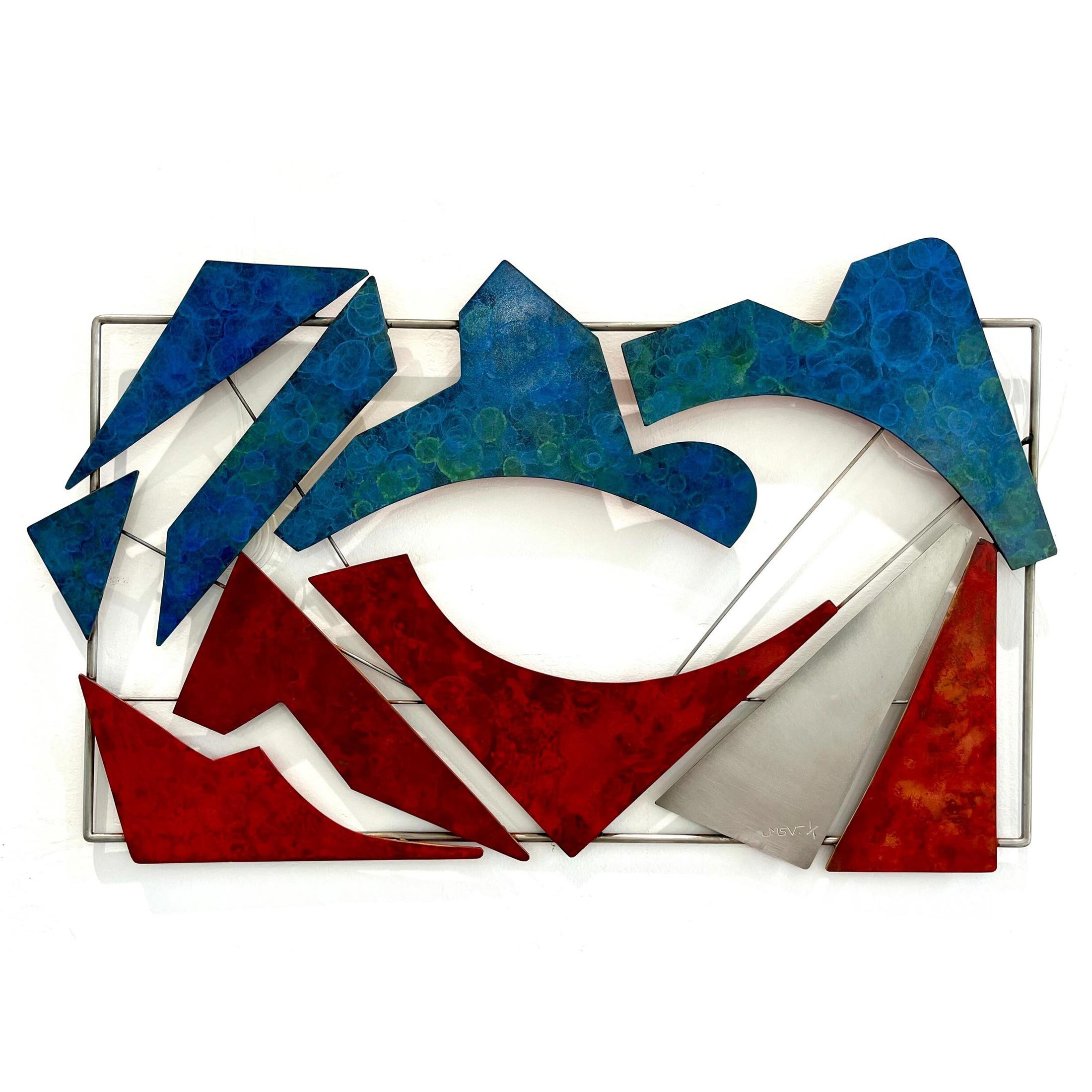 Shattered Landscape
bronze and stainless steel
88 x 55 cm
$ 3,200