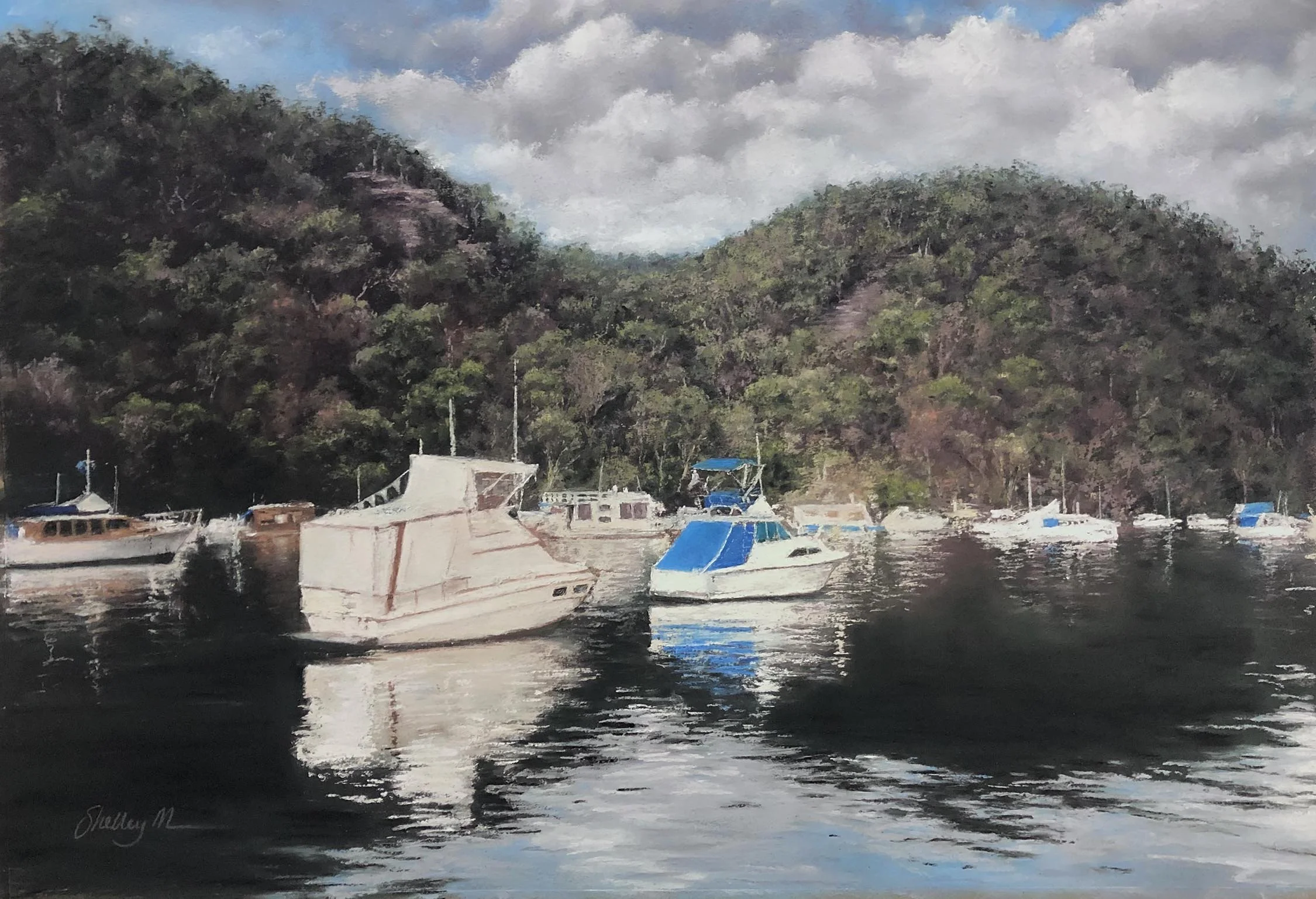 Anchored in Time
soft pastel
42 x 62 cm