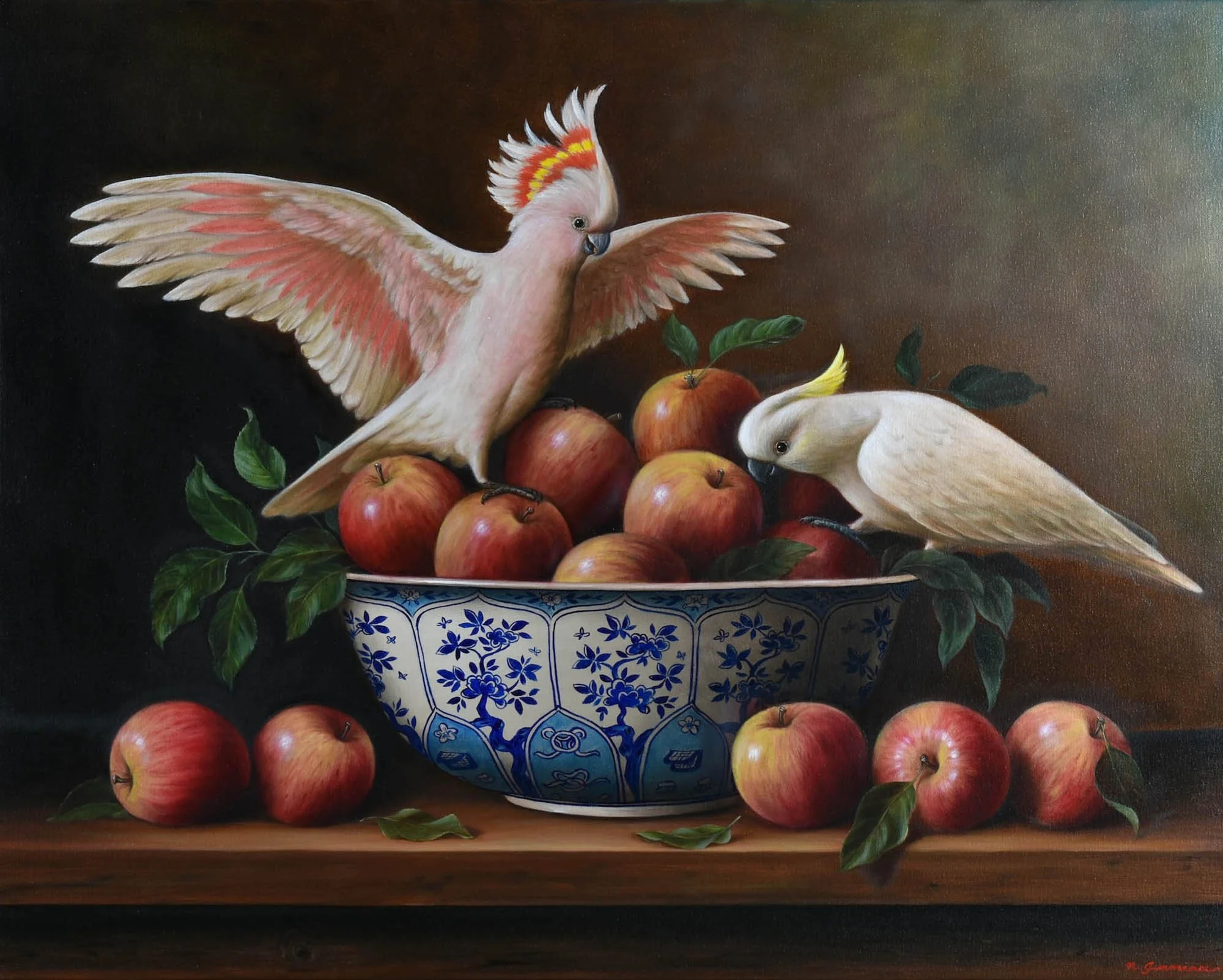 The cockatoo negotiation
oil on canvas
60 x 75 cm