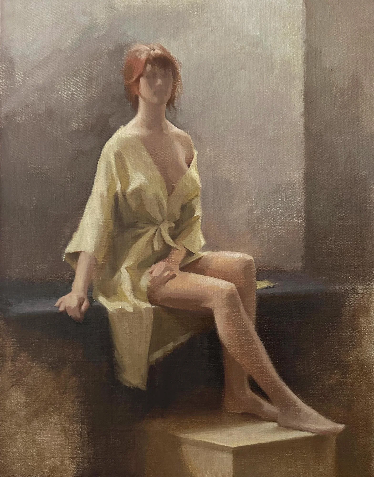 Study in Tone
oil on linen on board 
46 x 35.5 cm
$4,200
