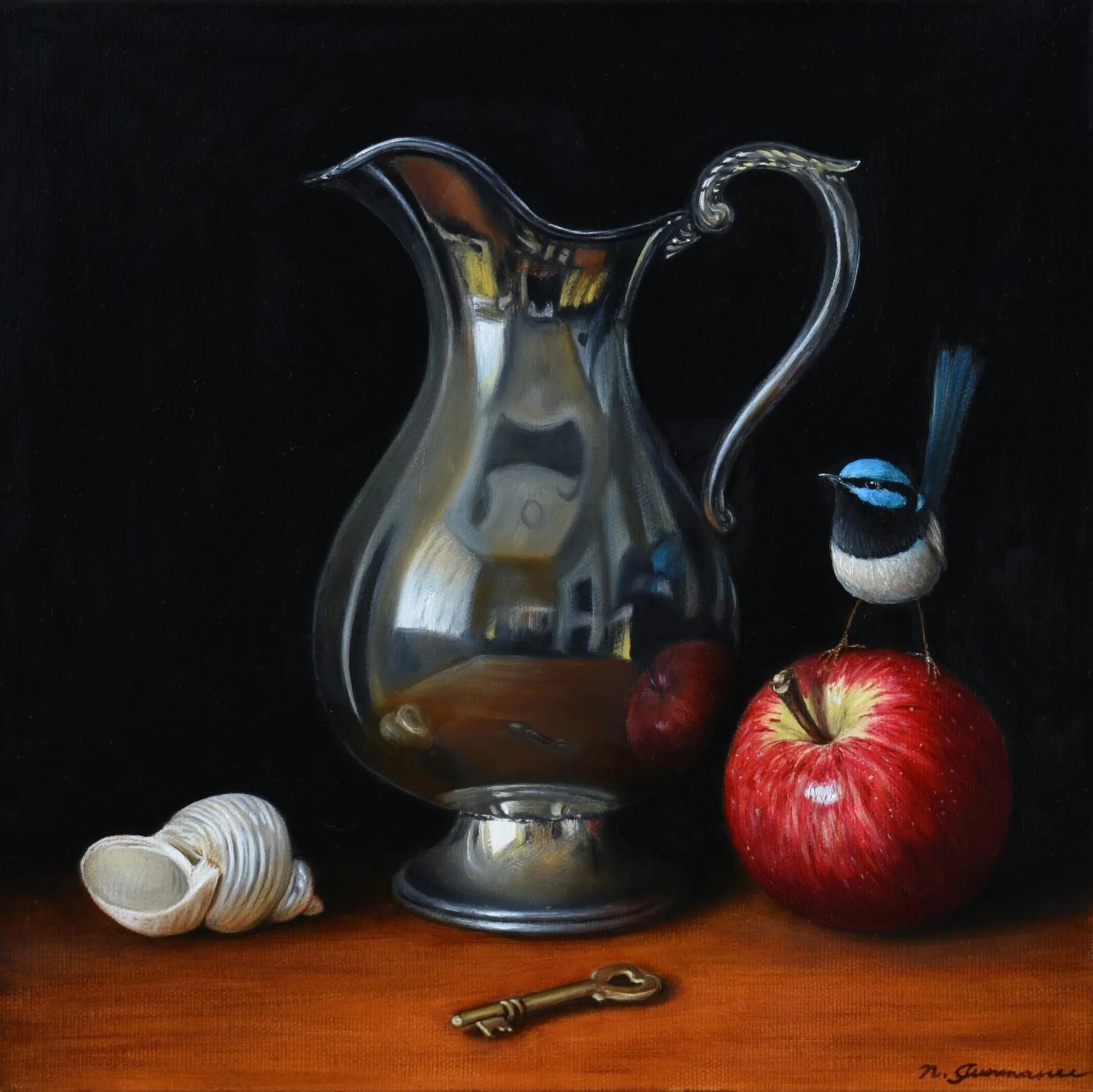 The Key
oil on canvas
30 x 30 cm