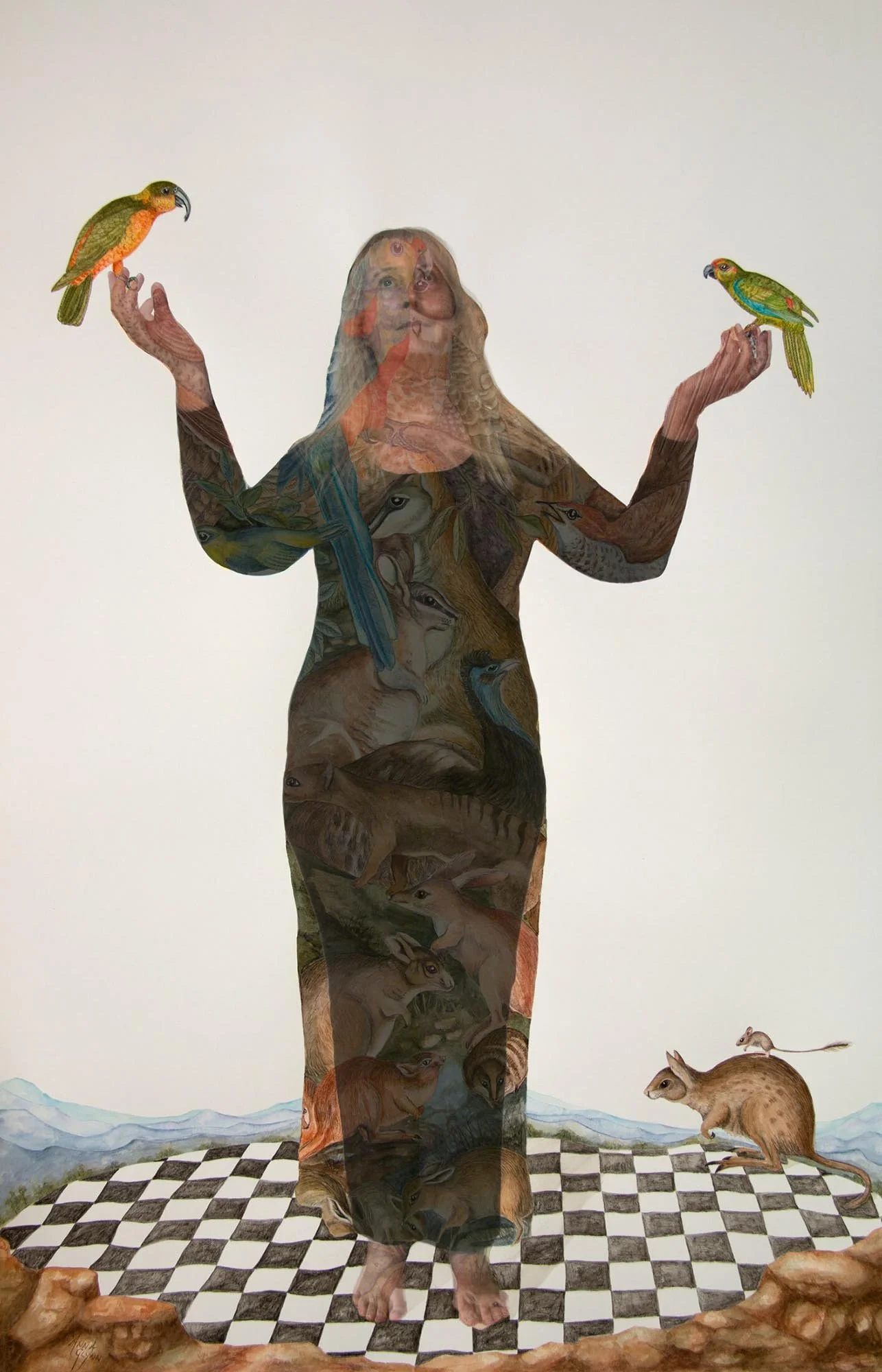 Superimposition, Colonial Selfie, I’m Extant, They’re Extinct
2020
Unique Photomontage on 310gsm cotton rag
80 x 51 cm / 102 x 72 cm framed
$7,200  