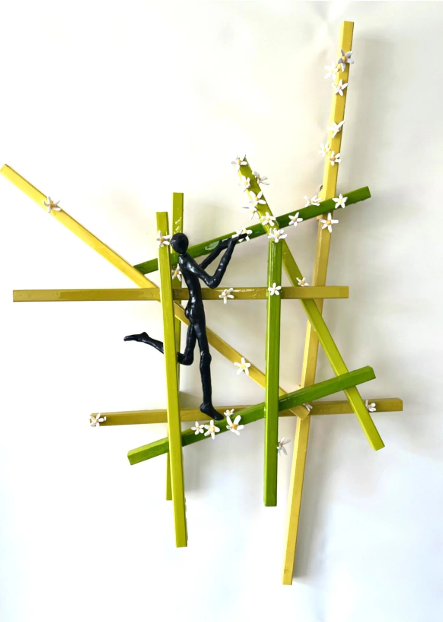 Ode to Spring
wood, clay and resin
92 x 60 cm