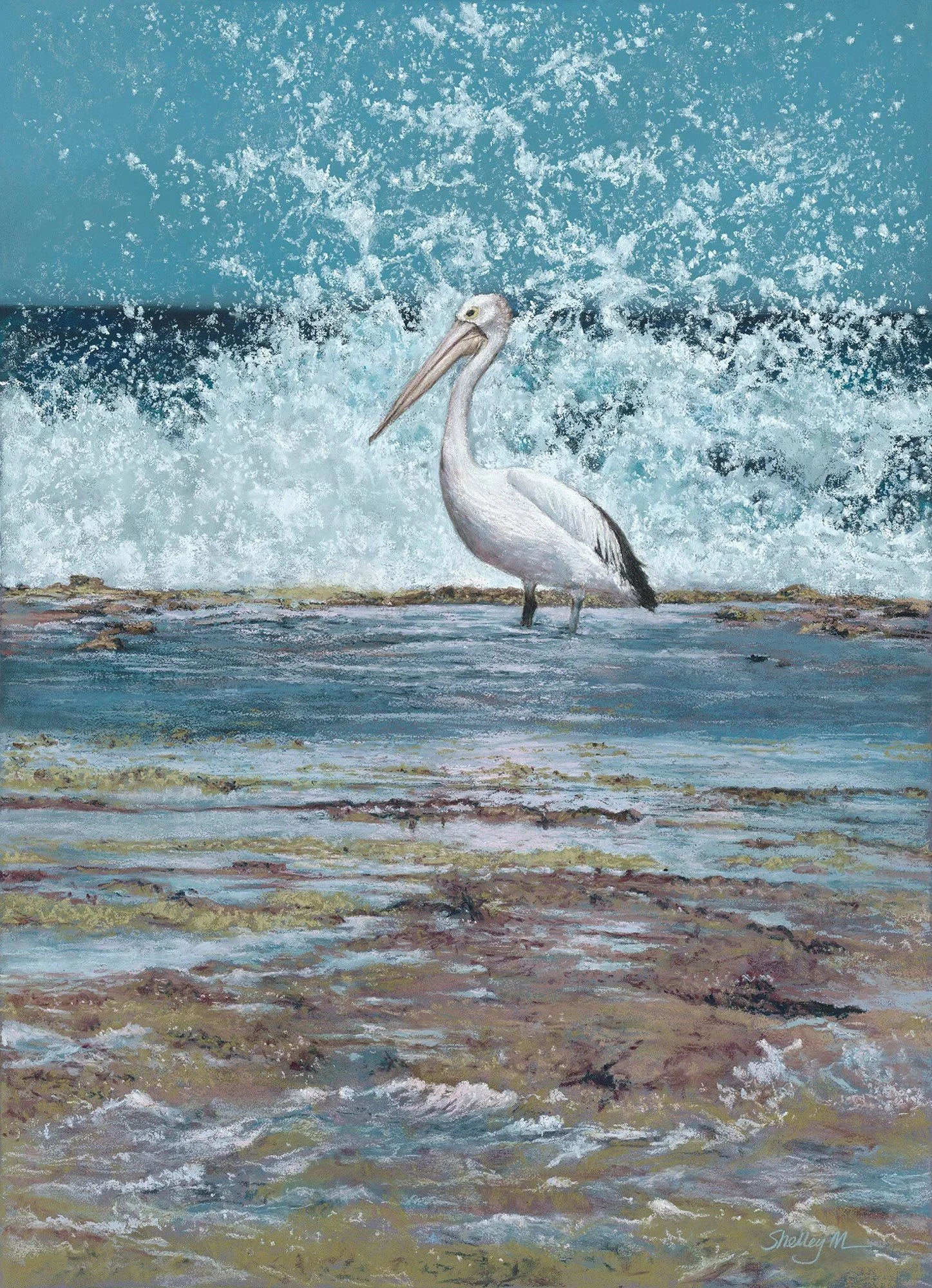 Unwavering
soft pastel 
71 x 51  cm / framed 92 x 72 cm
$2,900