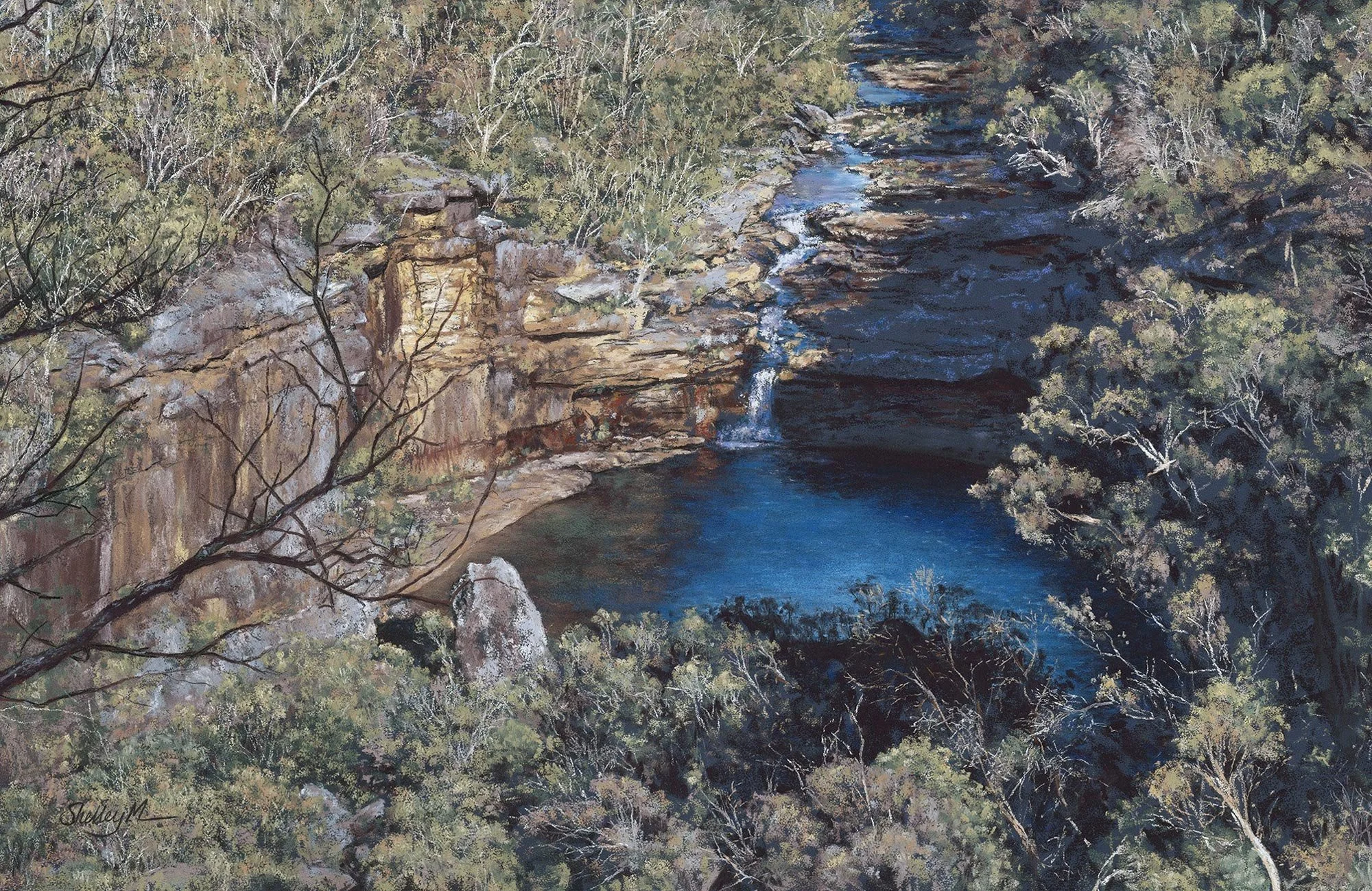 This Present Moment
soft pastel
44 x 69 cm