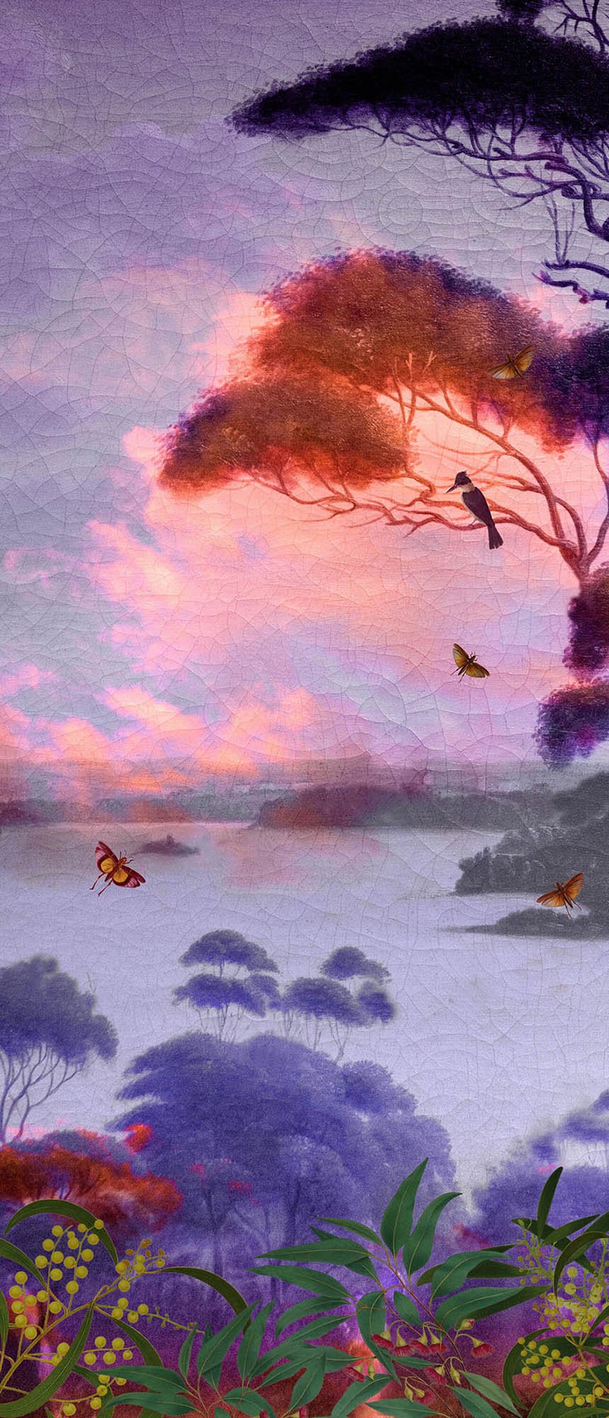 Eurotipodes Awaiting – Sydney Harbour
Archival photomontage on cotton rag paper
Edition of 7 plus 2 artist’s proofs
43 x 100cm
2023
$3,250 unframed / $3,750 framed