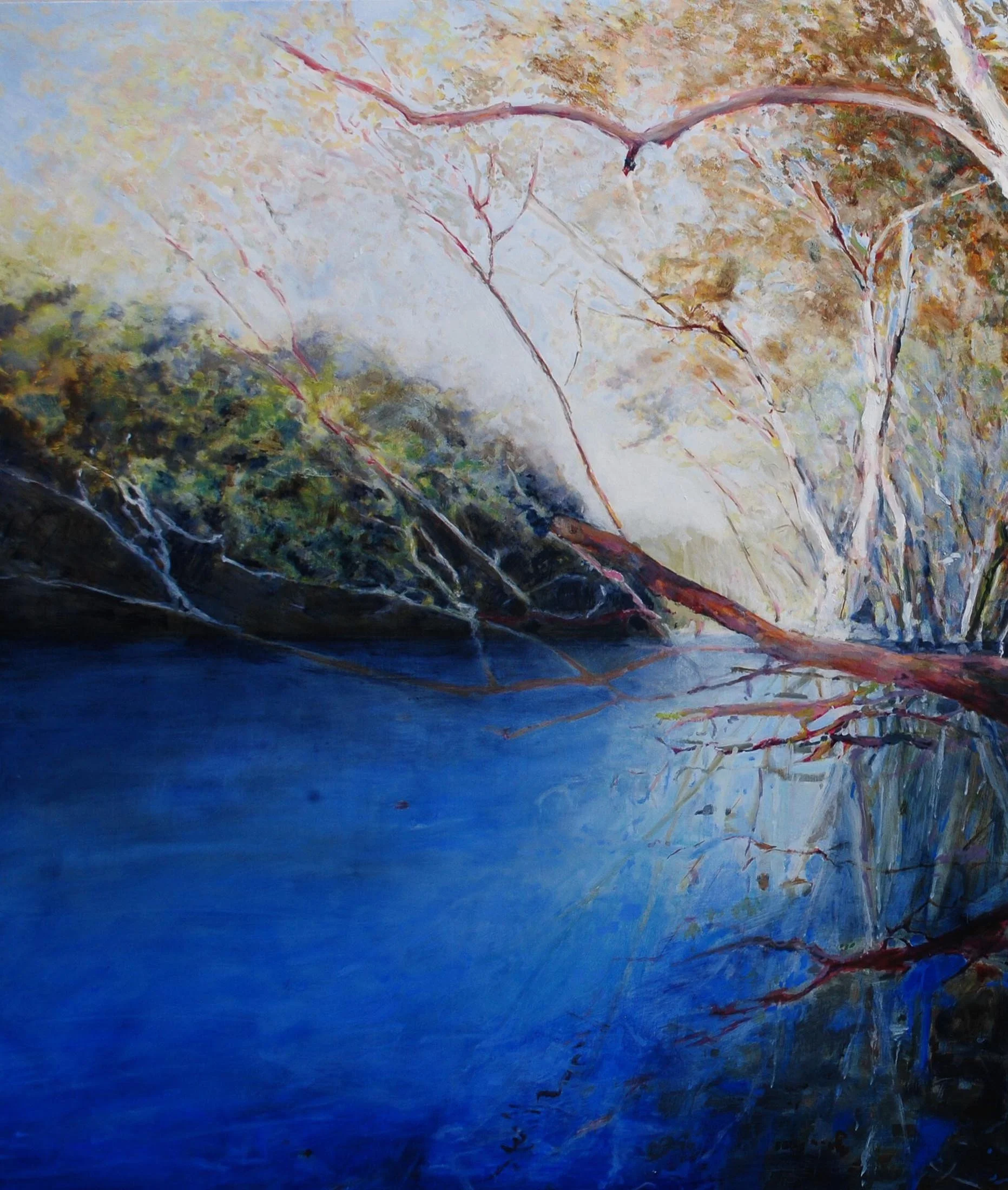 In the Heat of the Day 1
oil on birch panel
120 x 100 cm