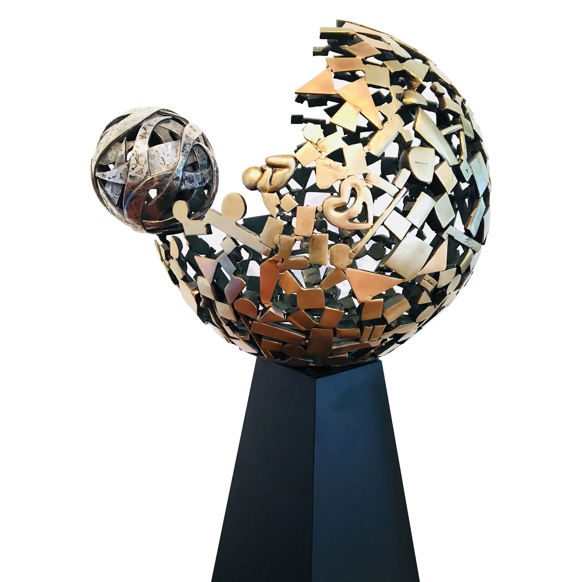 Death of a Star
bronze & stainless steel 
Unique
65 x 54 x 54 cm