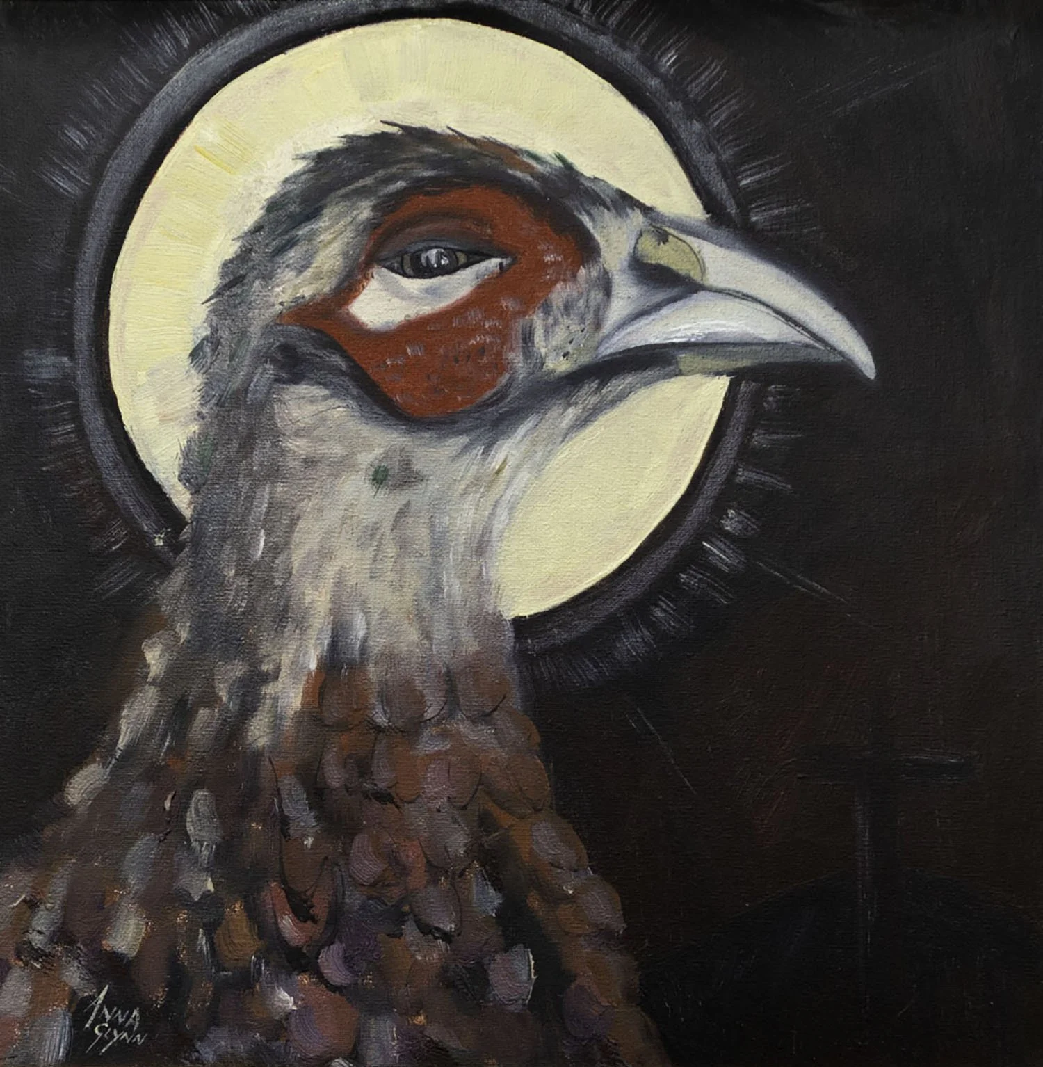 Martyr
1994
Oil on canvas
30 x 30 cm / 36 x 36 cm framed
$2,300