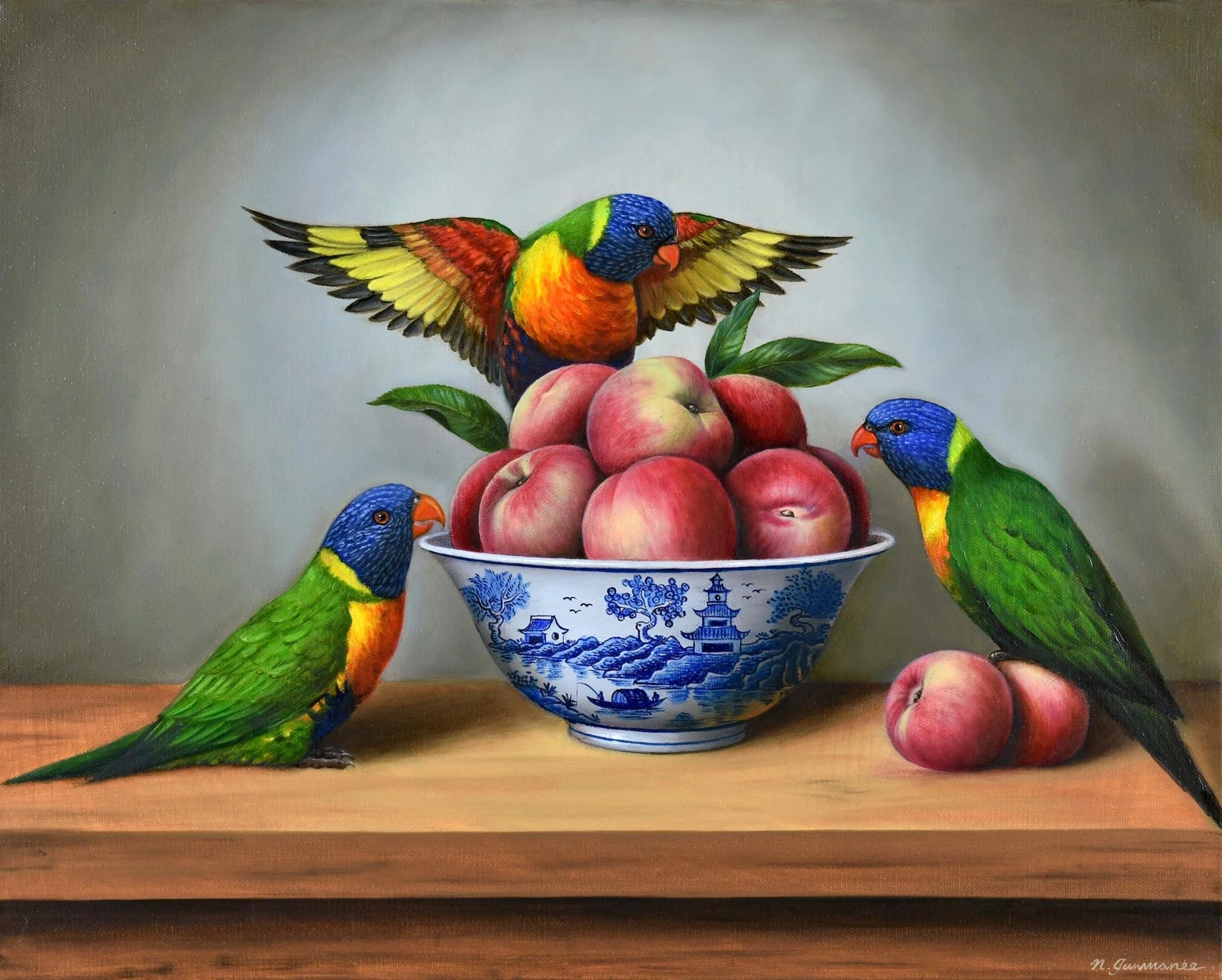 Welcome to the Party 
oil on canvas 
50 x 40 cm