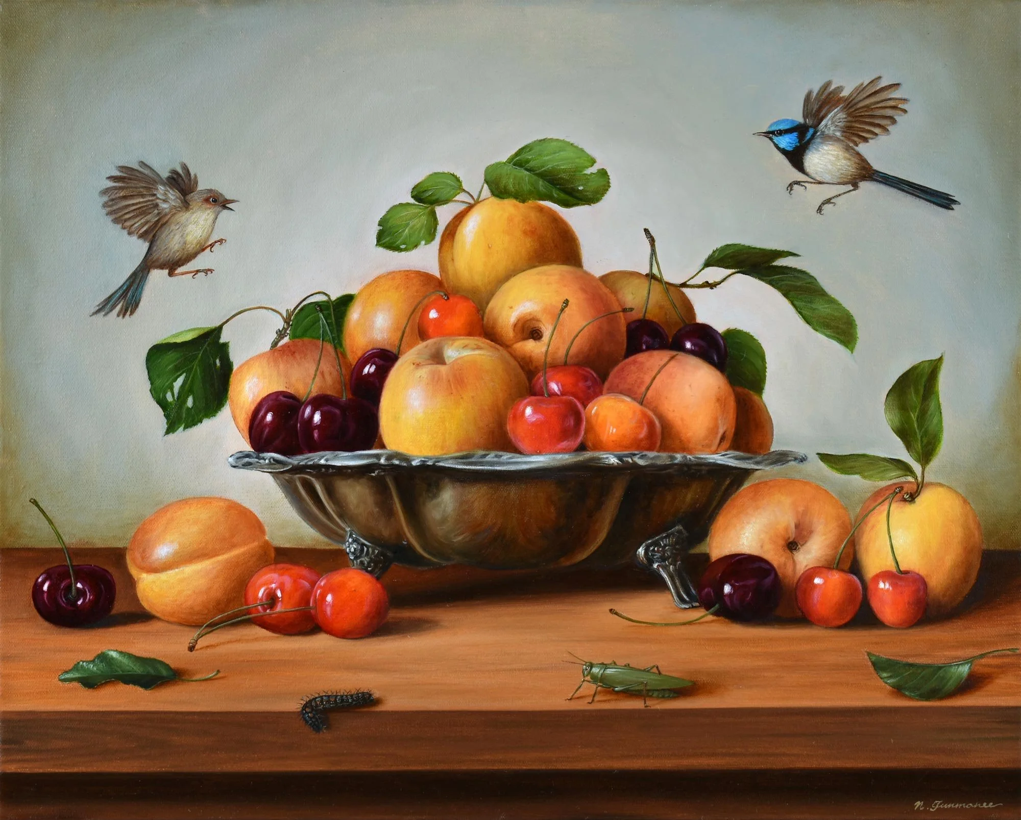 Bowl of Abundance 
oil on canvas 
40 x 50cm
