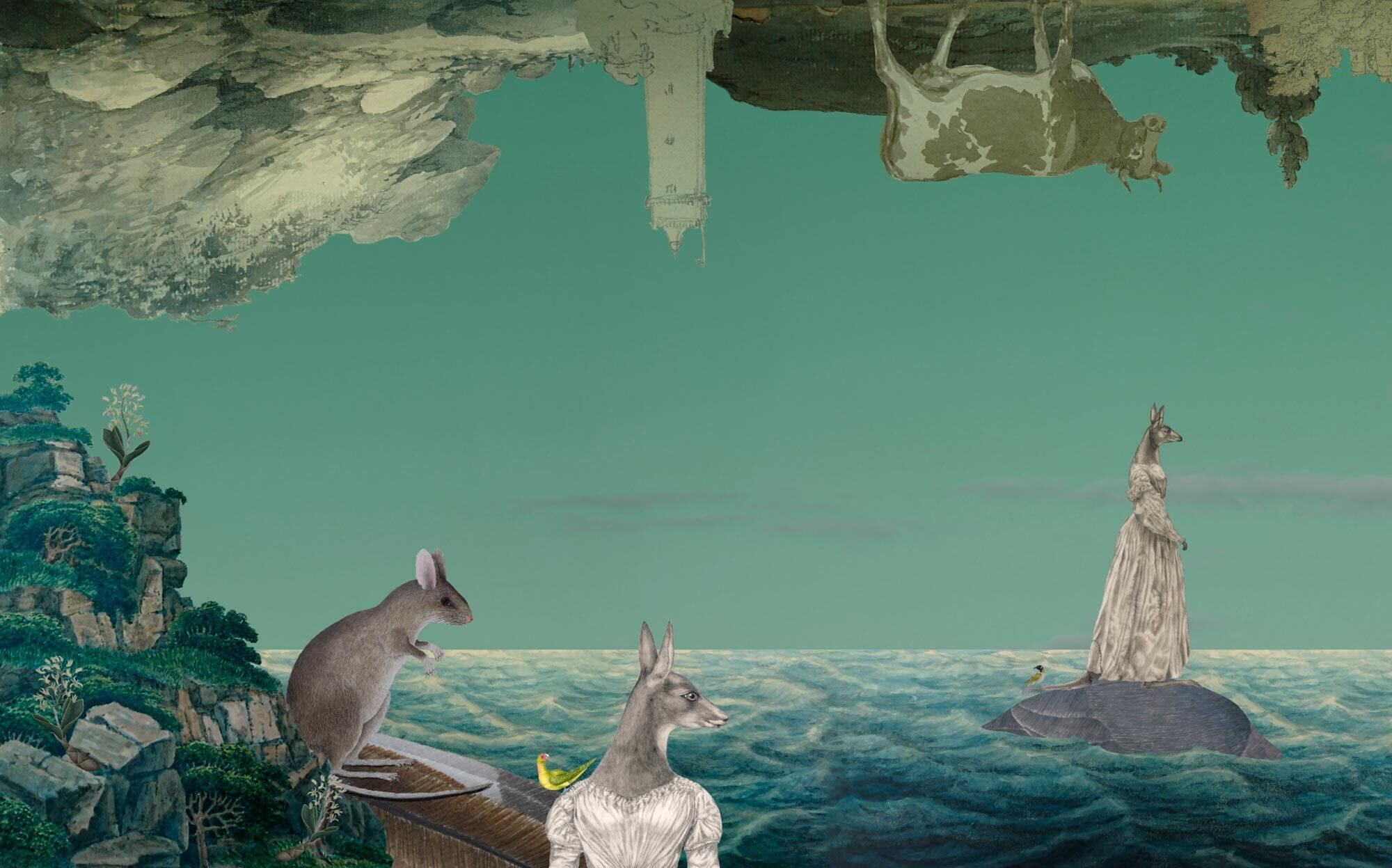 Eurotipodes Excerpt 1
2018
Photomontage on 310gsm cotton rag
No. 1 in edition of 7
64 x 100 cm / 66 x 102 cm framed