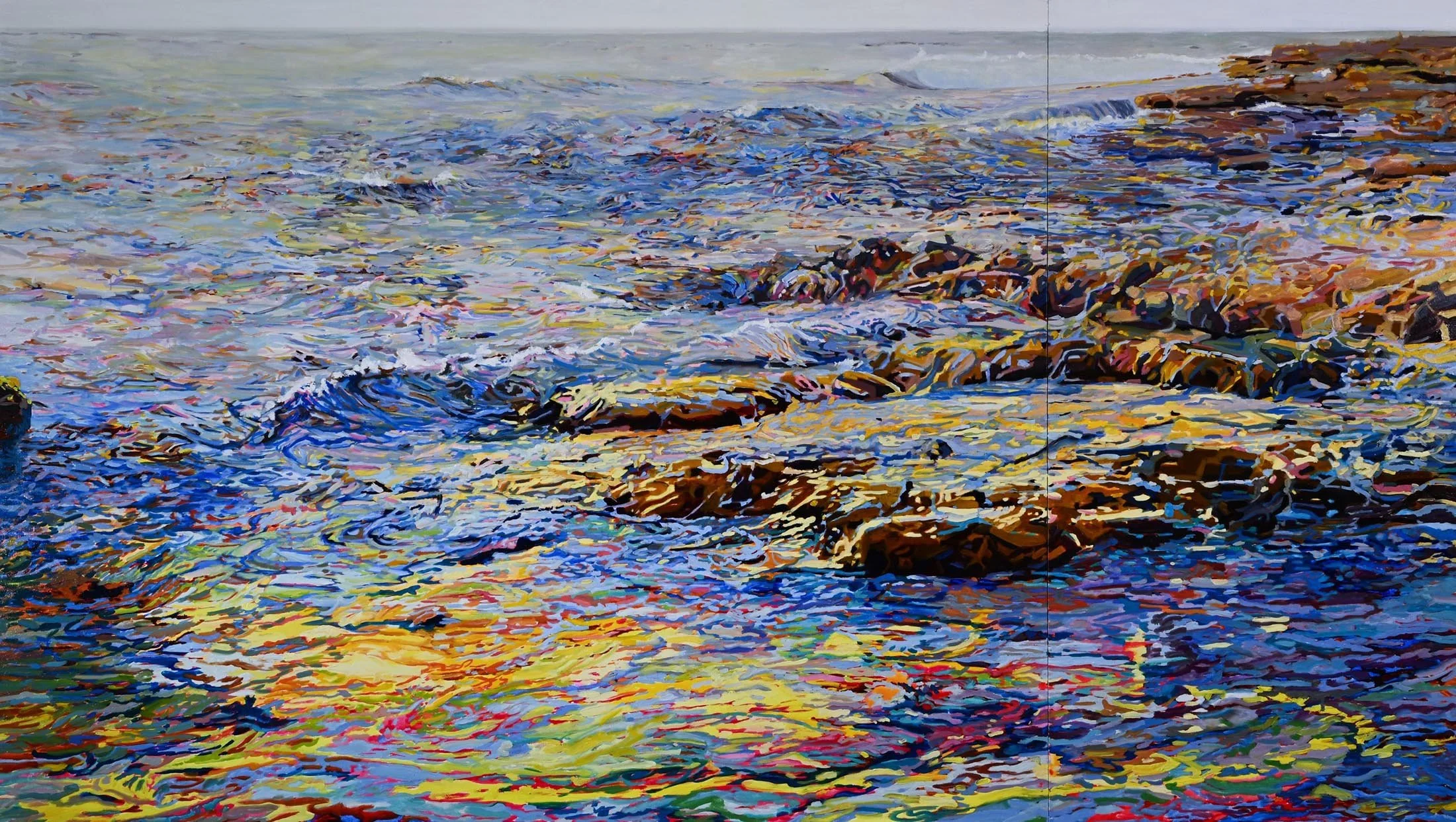 Ocean of Gold
oil on birch panel
120 x 210 cm