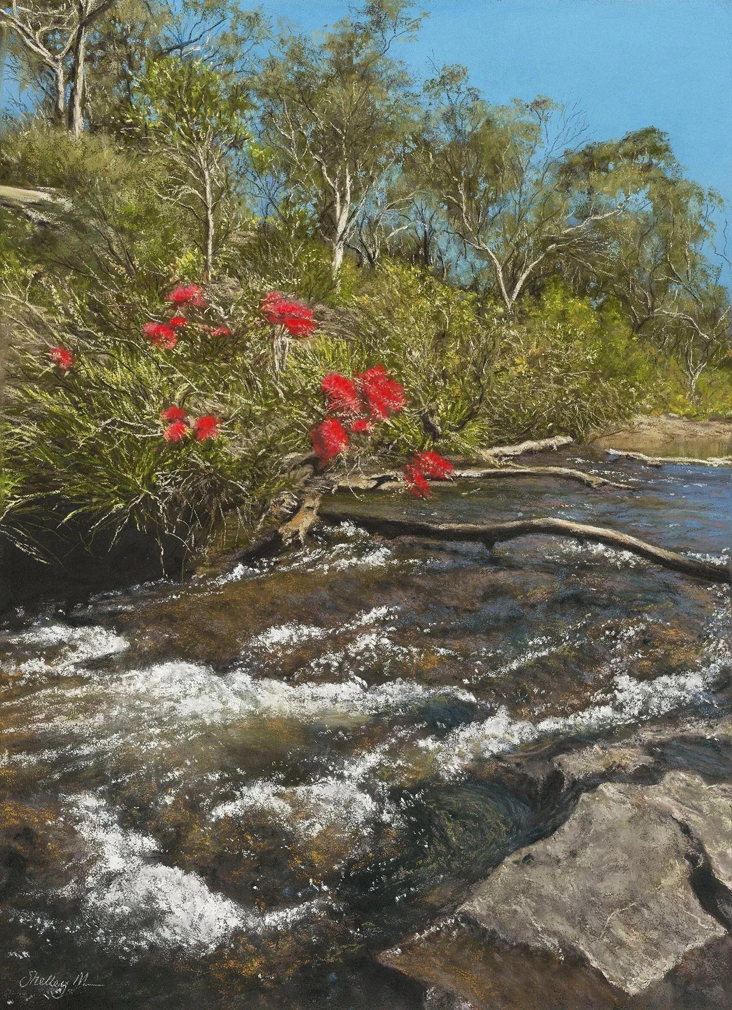 The Sound of Refreshing
soft pastel
51 x 36 cm / framed 72 x 57 cm