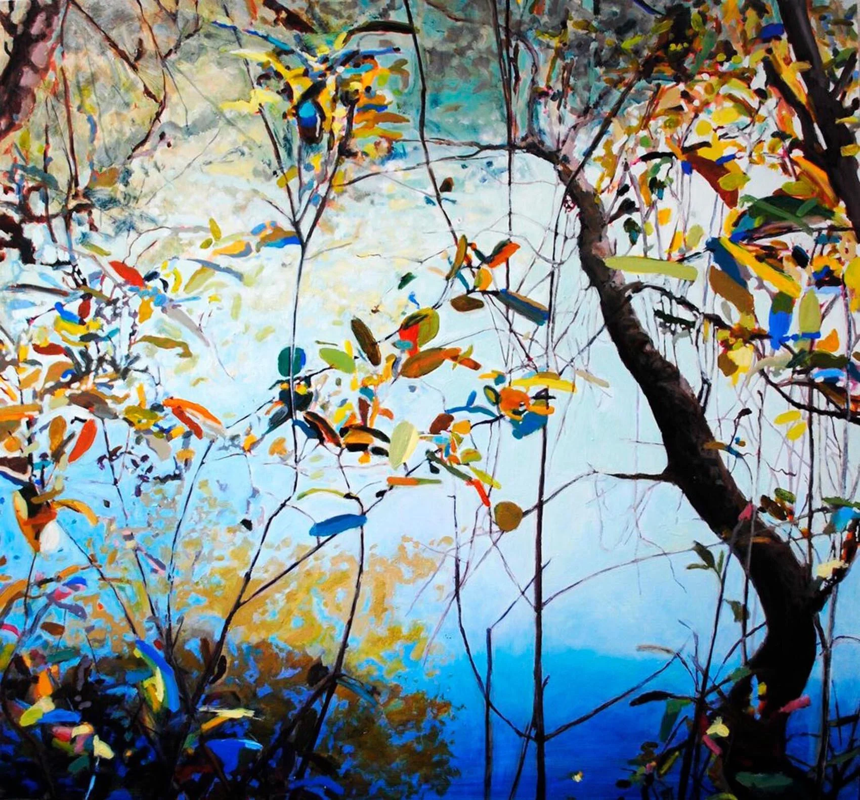 Mangrove Reflections
oil on birch panel
65 x 70 cm
