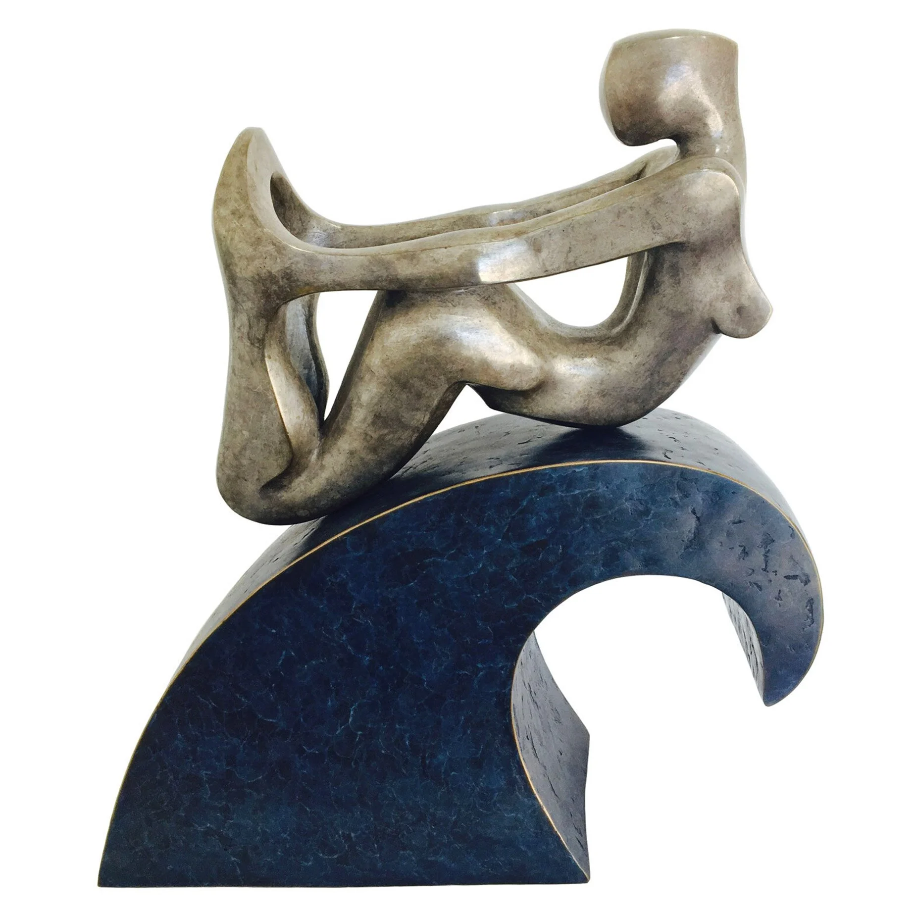 The Ark
bronze sculpture with silver and copper nitrate patina
Edition 1/10
47 x 52 x 21 cm