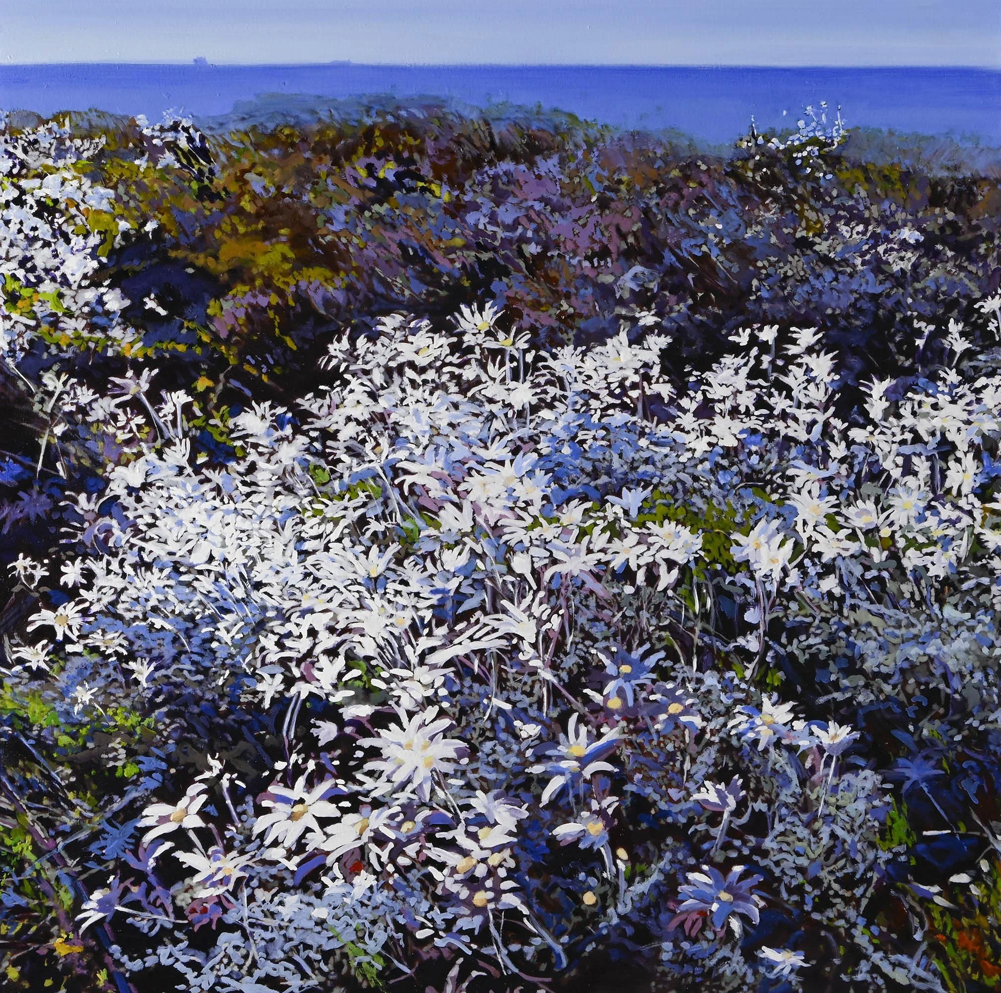 Cliff Dwellers 2
oil on birch panel
framed in Tassie oak
60 x 60 cm