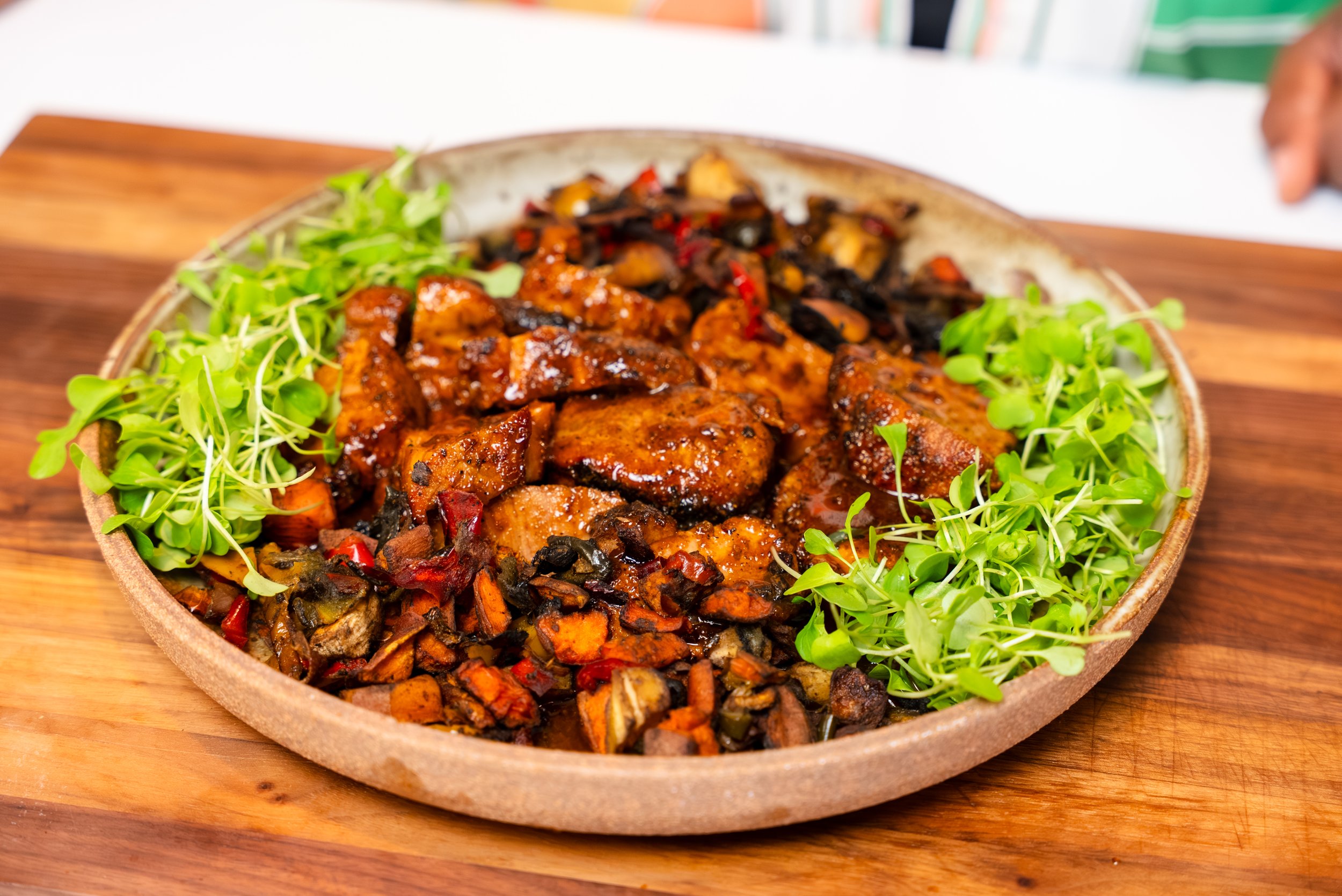 Spice Rubbed Pork Tenderloin with Chipotle Apricot Glaze