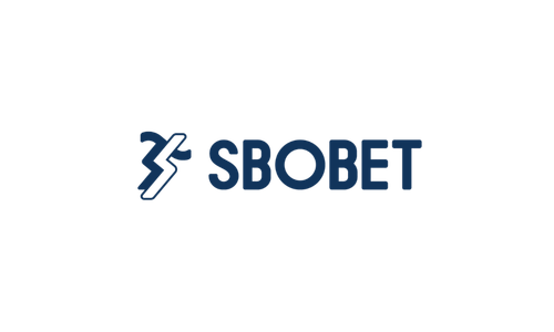 Sbobet logo with a lightning bolt symbol on a black background.