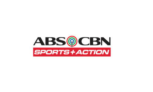 ABS-CBN Sports + Action logo with black background