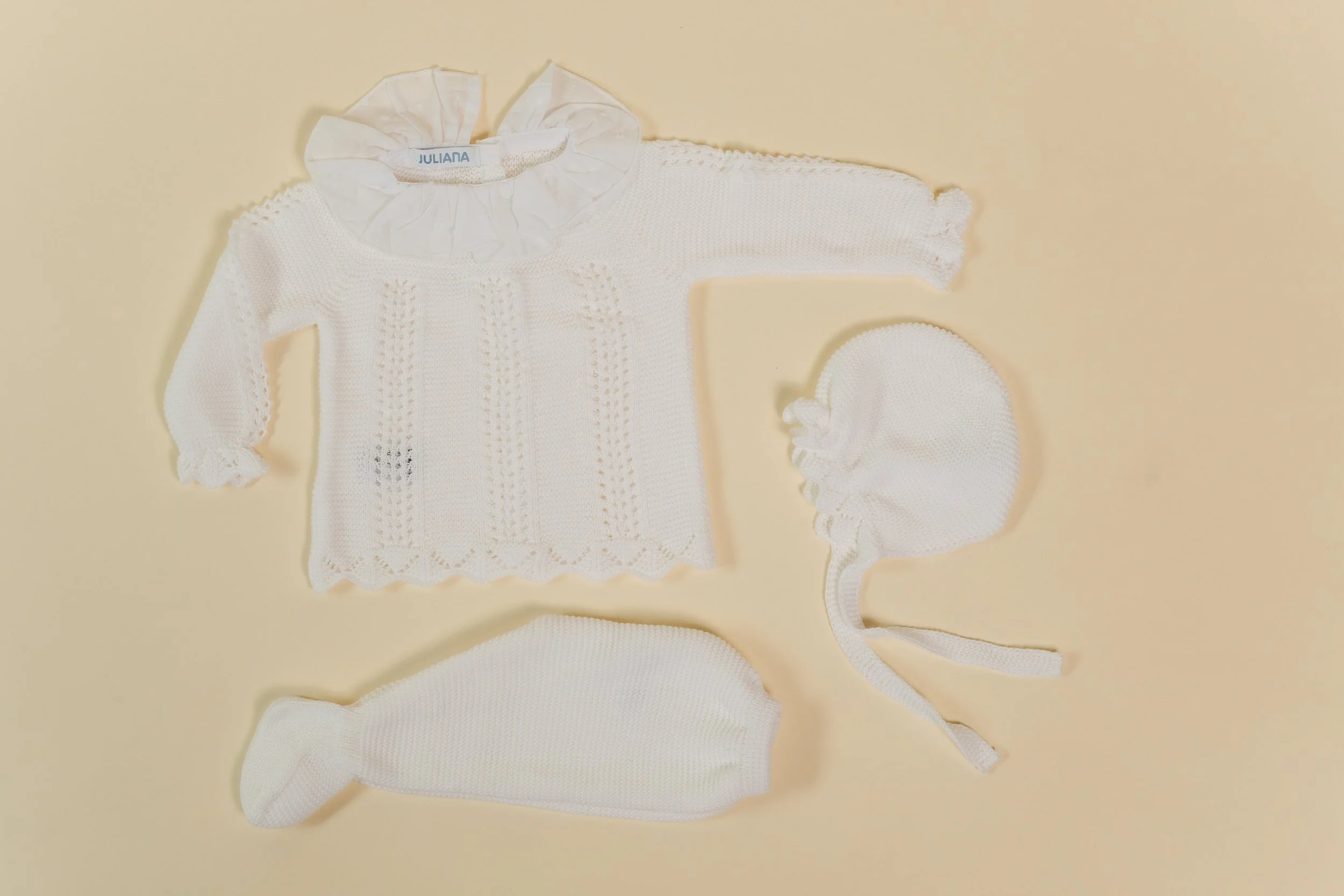 Tejido blanco cuello