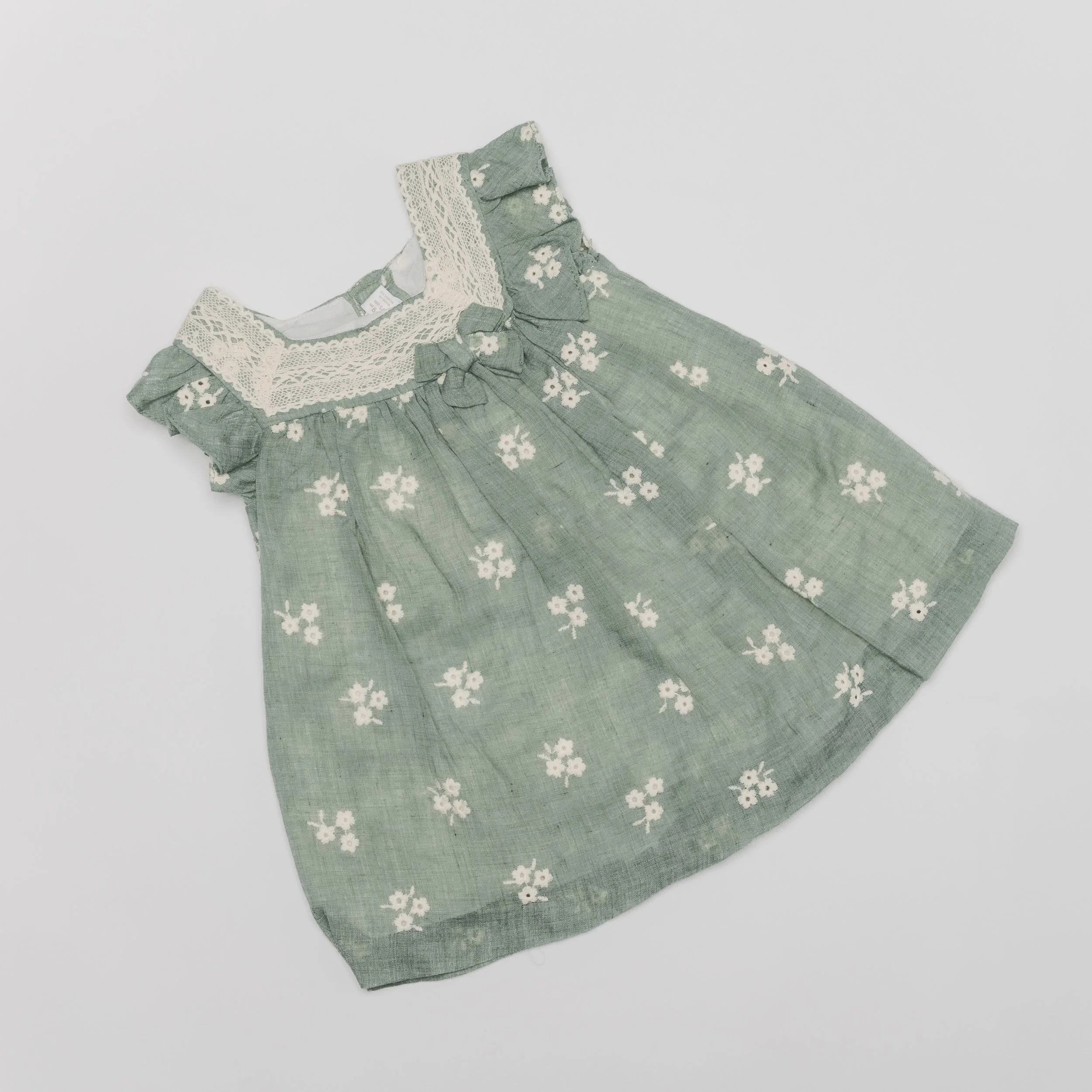Vestido Eucalipto Flores