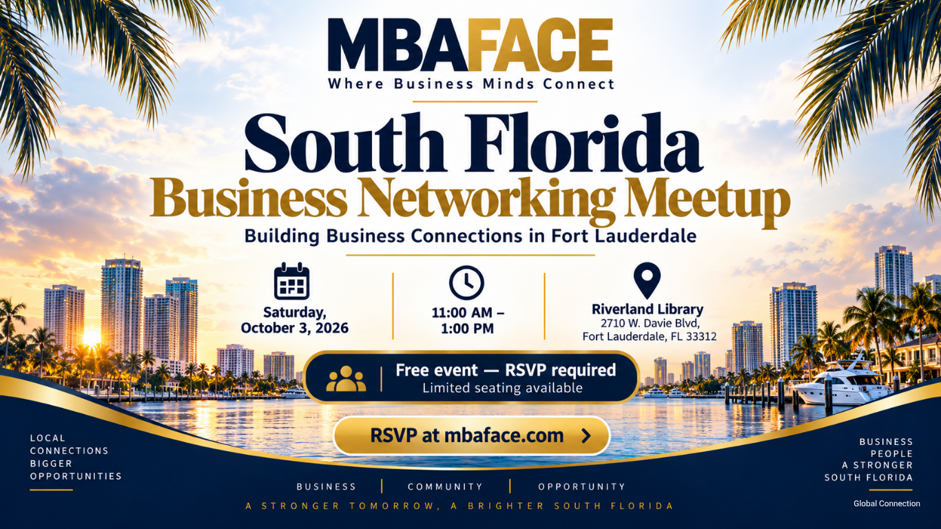 MBAFACE South Florida Business Networking Meetup