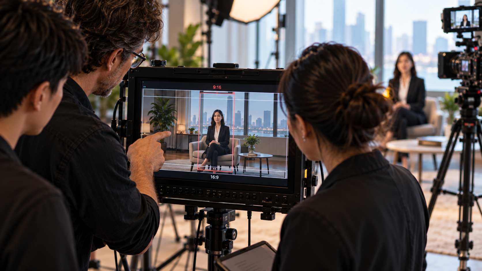 video production 9:16 view vertical video