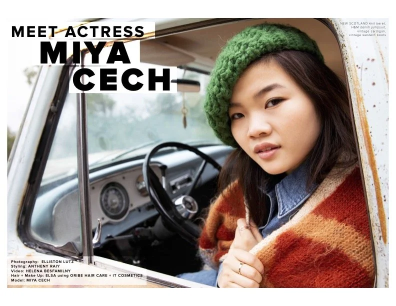 Tangereene Magazine Editorial with Miya Cech: 
Stylist
