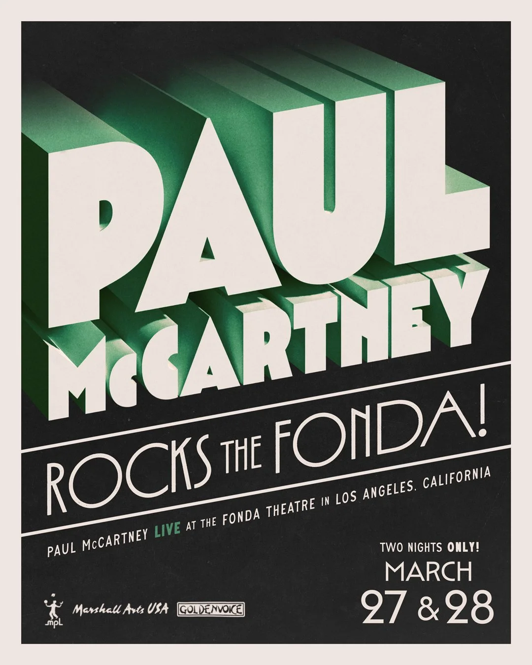 Paul McCartney: Rock The Fonda: Stylist Assistant
