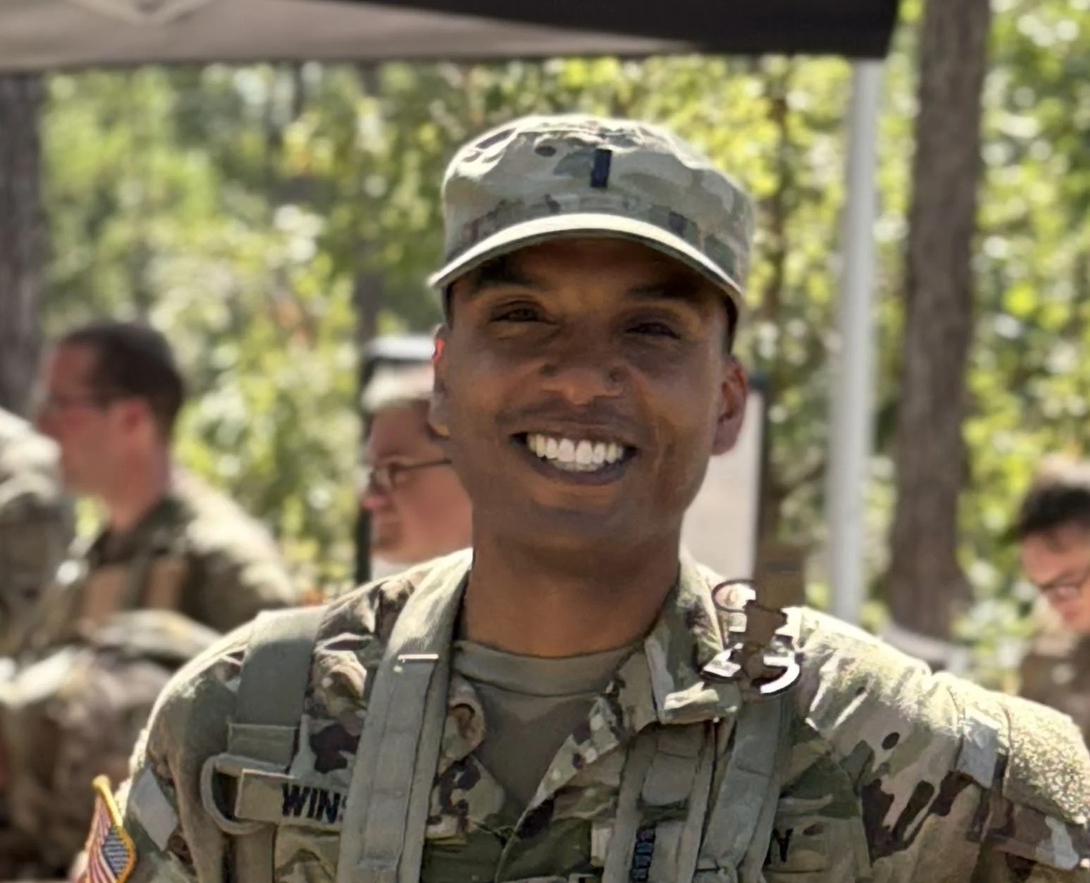 Randall Winston serving in the California Army National Guard