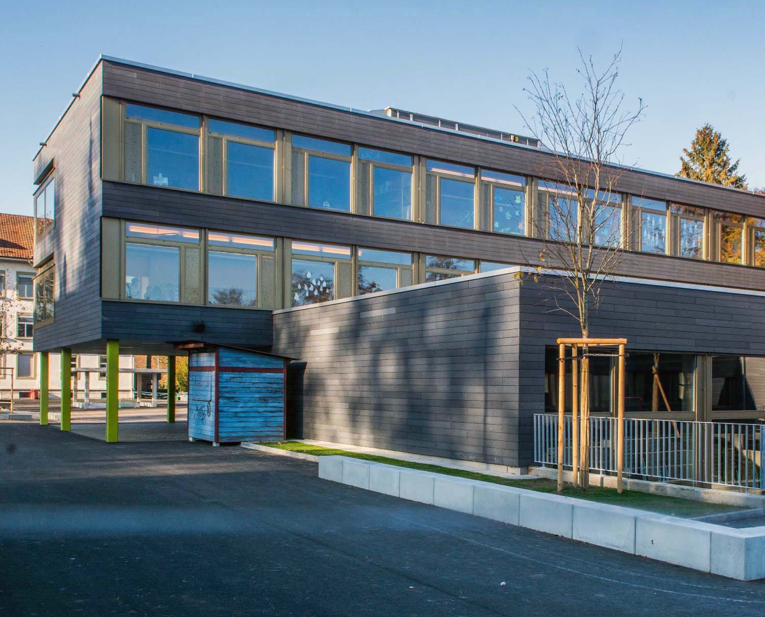 Schulanlage Kirchenfeld - Lyss, Bauplanung & Architektur