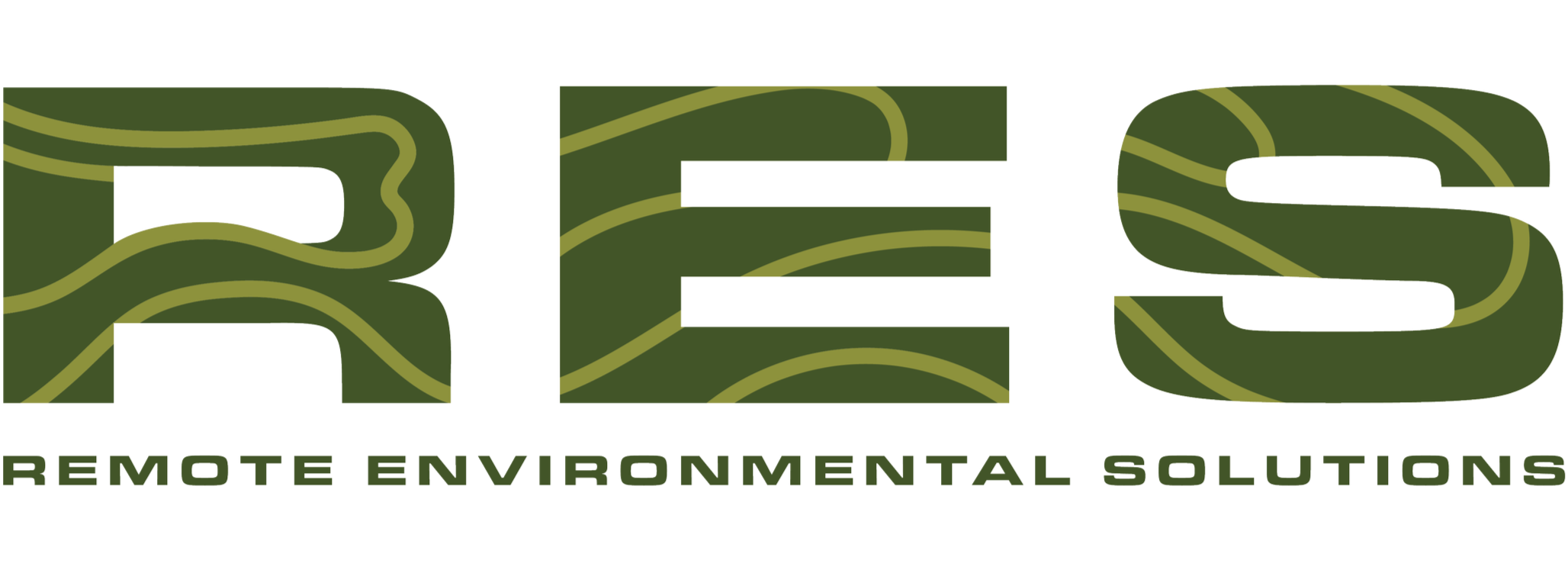 The logo of BRS Remote Environmental Solutions, with letters styled with a green, nature-themed pattern and the full name written underneath.