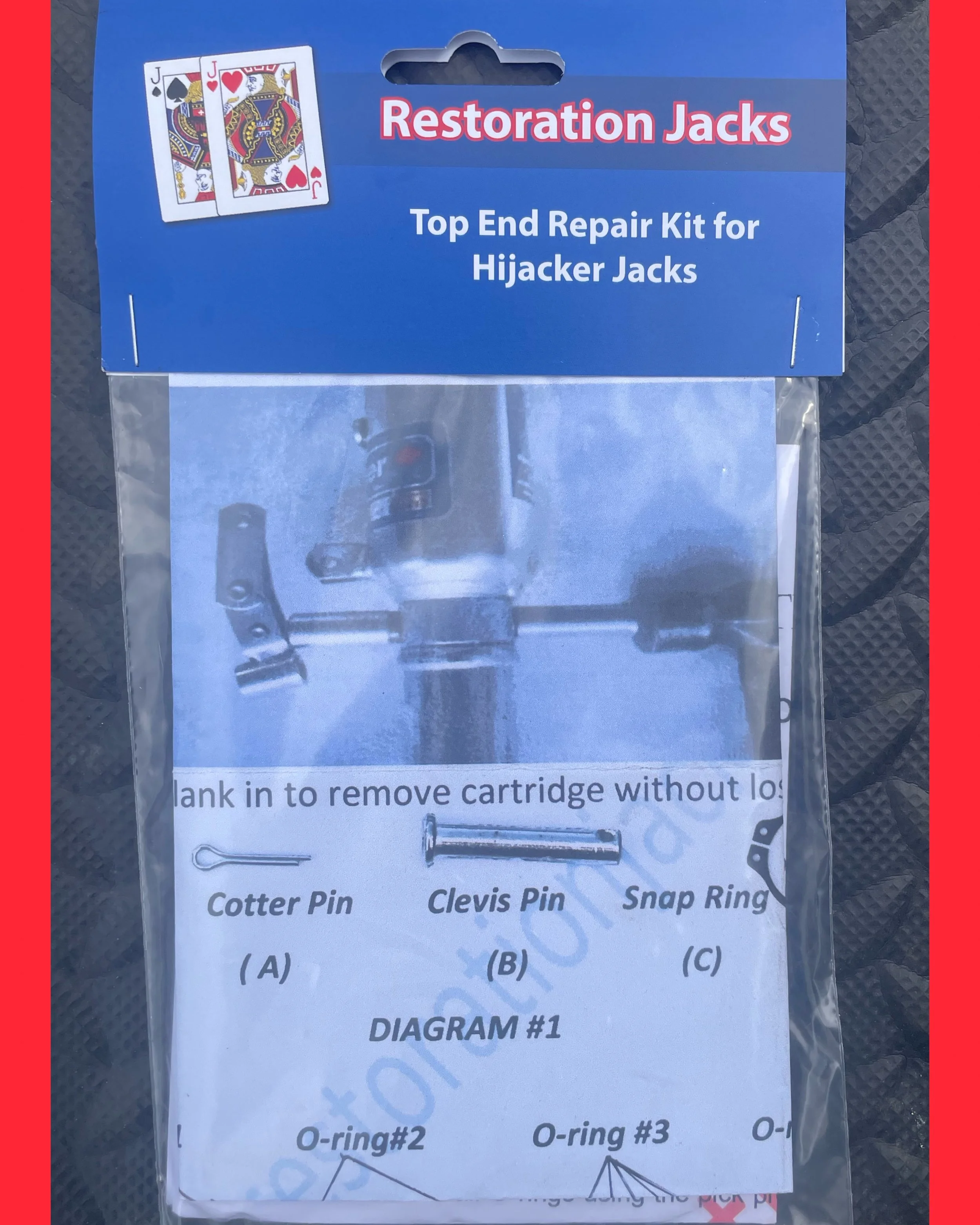 Hijacker Jack top end repair kit comprehensive Instructions for repairing a hijacker jack with a diagram of how to install the oil retention plug that makes Restoration jack kits more user friendly.