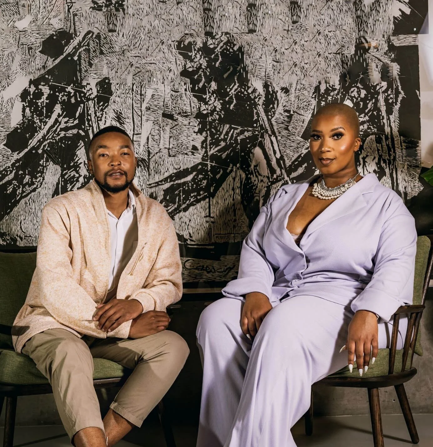 Co-Hosts of Netflix’s First African Podcast grace the cover of The Podcast Sessions’ 2nd Anniversary Issue
