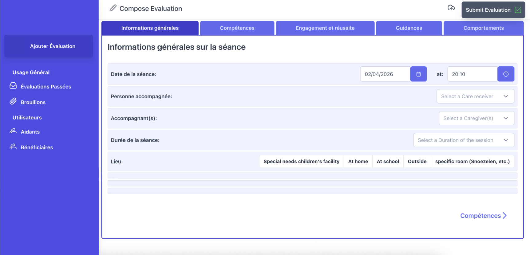 Leka is a web application for APF France handicap, designed to track the progress of children with disabilities. I built it from scratch based on a product manager’s mockup, developing the interface, database, tracking system, and data visualizations