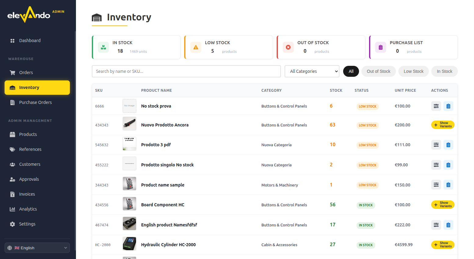 Elevando is an e-commerce platform for elevator spare parts that I built from scratch. 

I handled the full-stack development, including the technical architecture, front-end and back-end implementation, payment integration, and production deployment