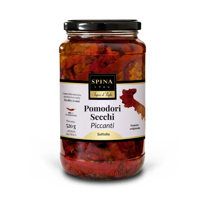 Pomodori Secchi con peperoncino 520g