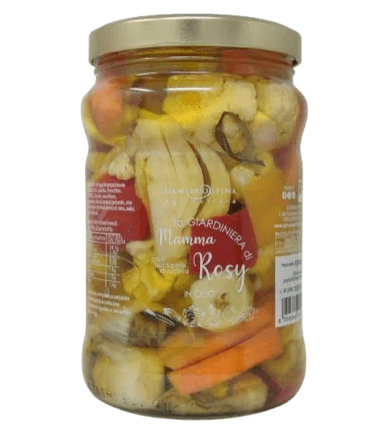 La Giardiniera di Mamma Rosy con olio evo 1500 g