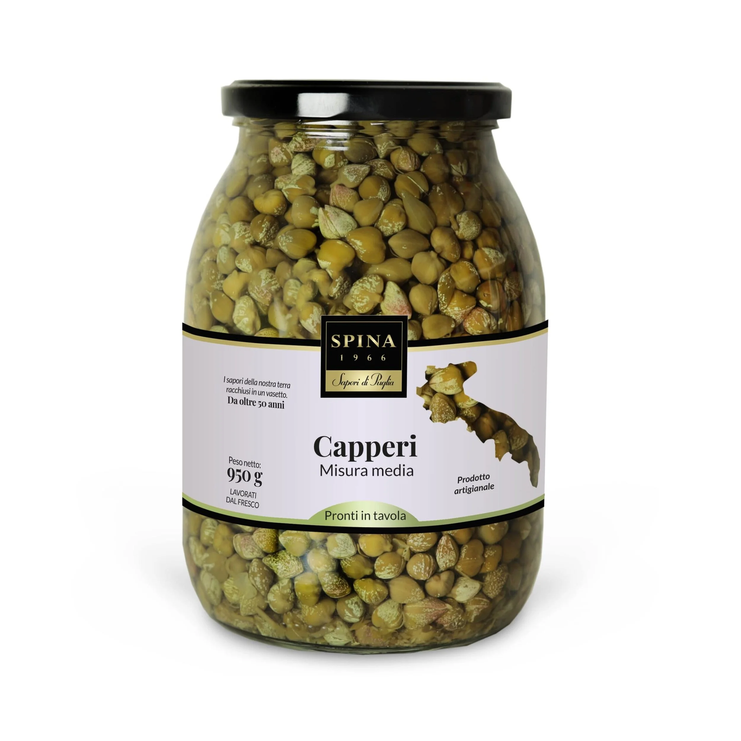 Capperi Pronti in Tavola Misura Media (C.8) 950 g