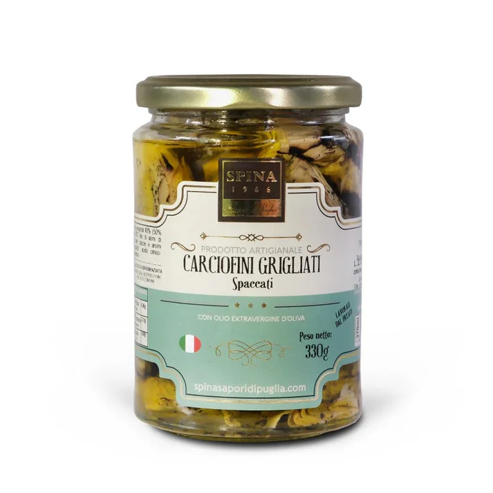 Carciofi Spaccati Gusto Delicato con olio evo 330 g