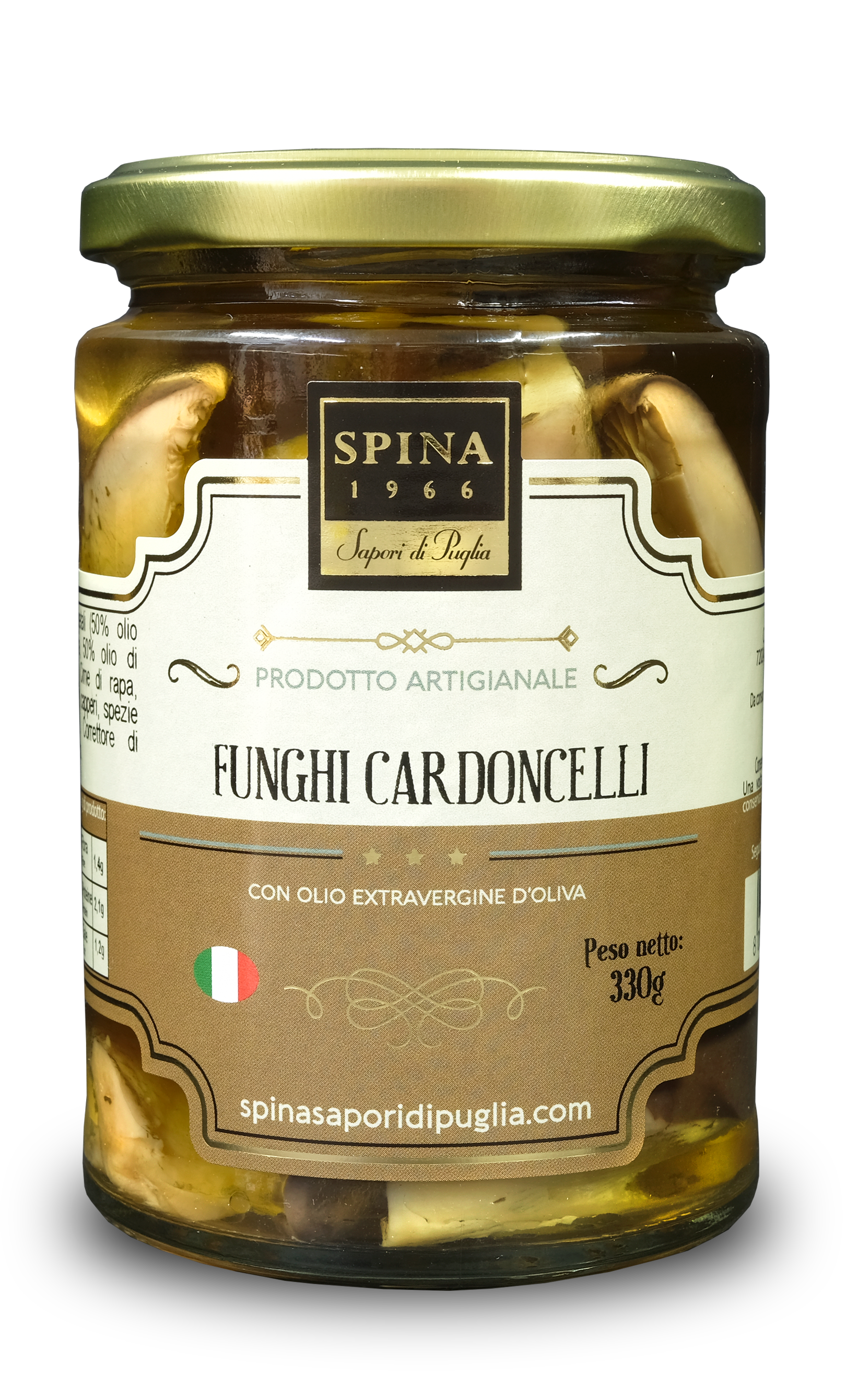 Funghi Cardoncelli con olio evo 330 g
