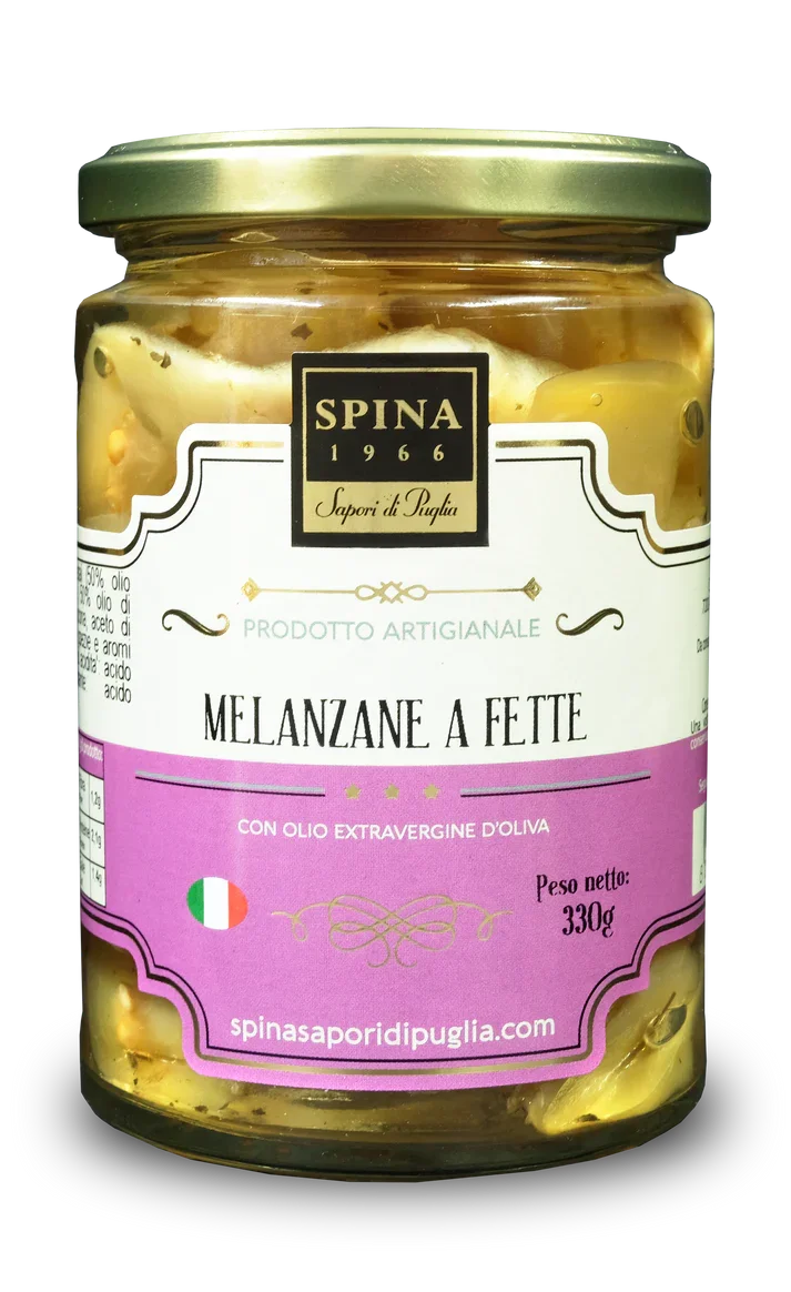 Melanzane a Fette con olio evo 330 g