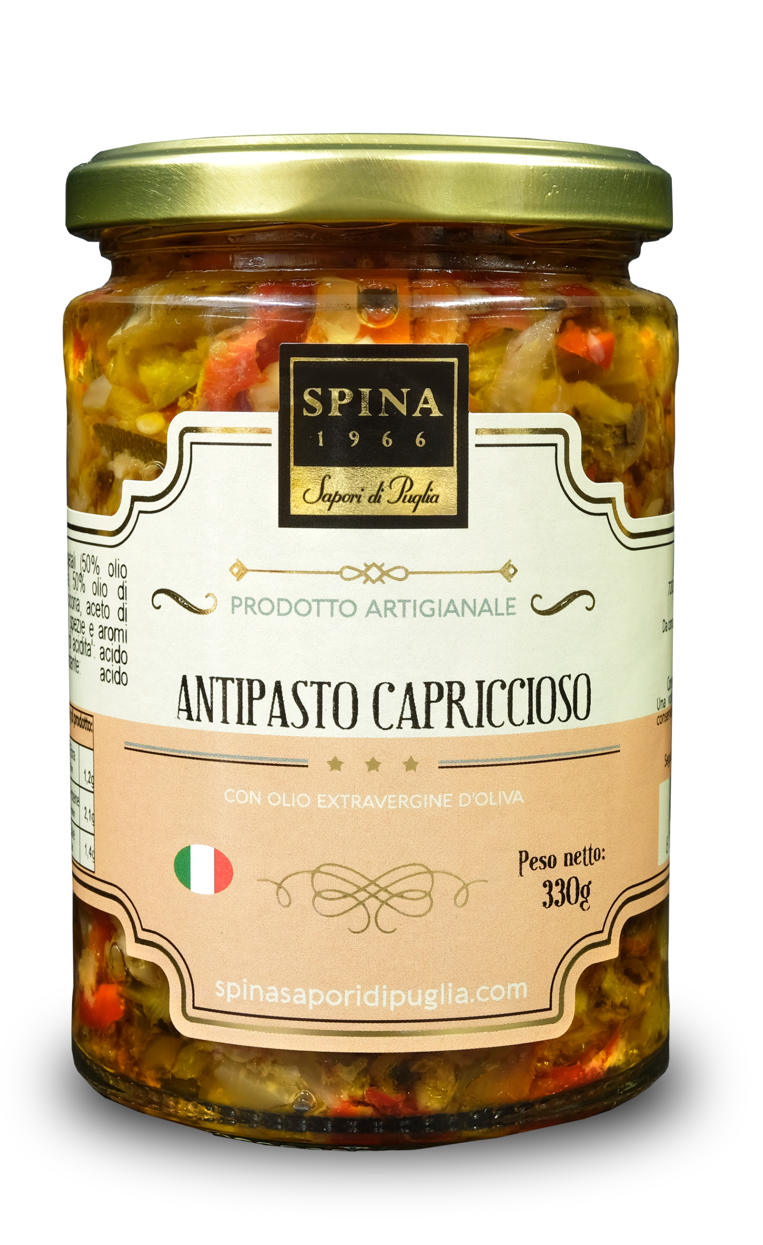 Antipasto Capriccioso con olio evo 330 g