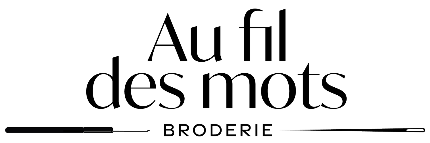 Au fil des Mots broderie 