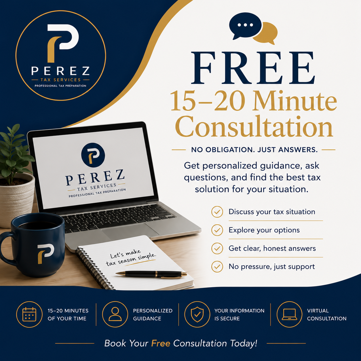 Free 15–20 Minute Consultation