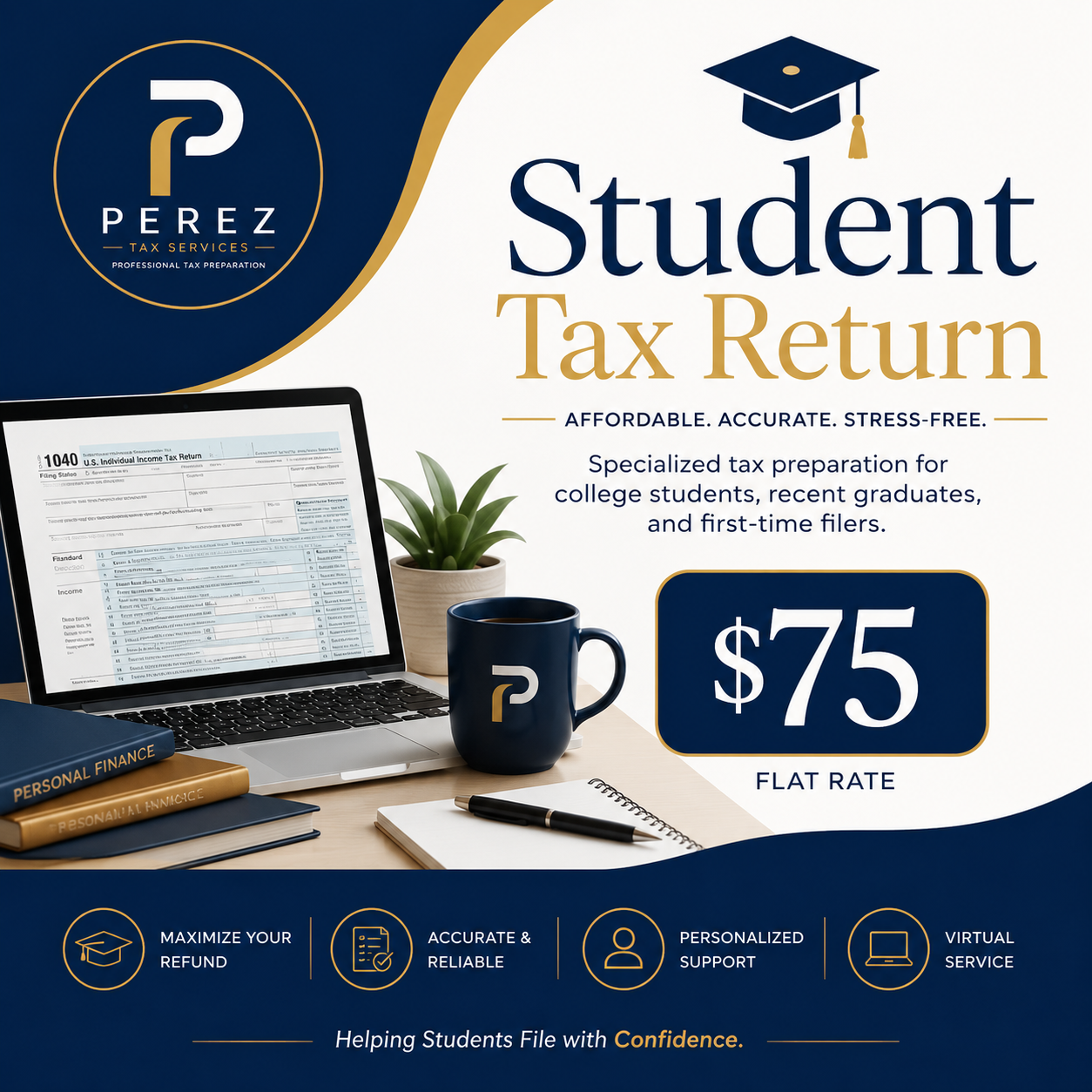 Student Tax Return Deposit